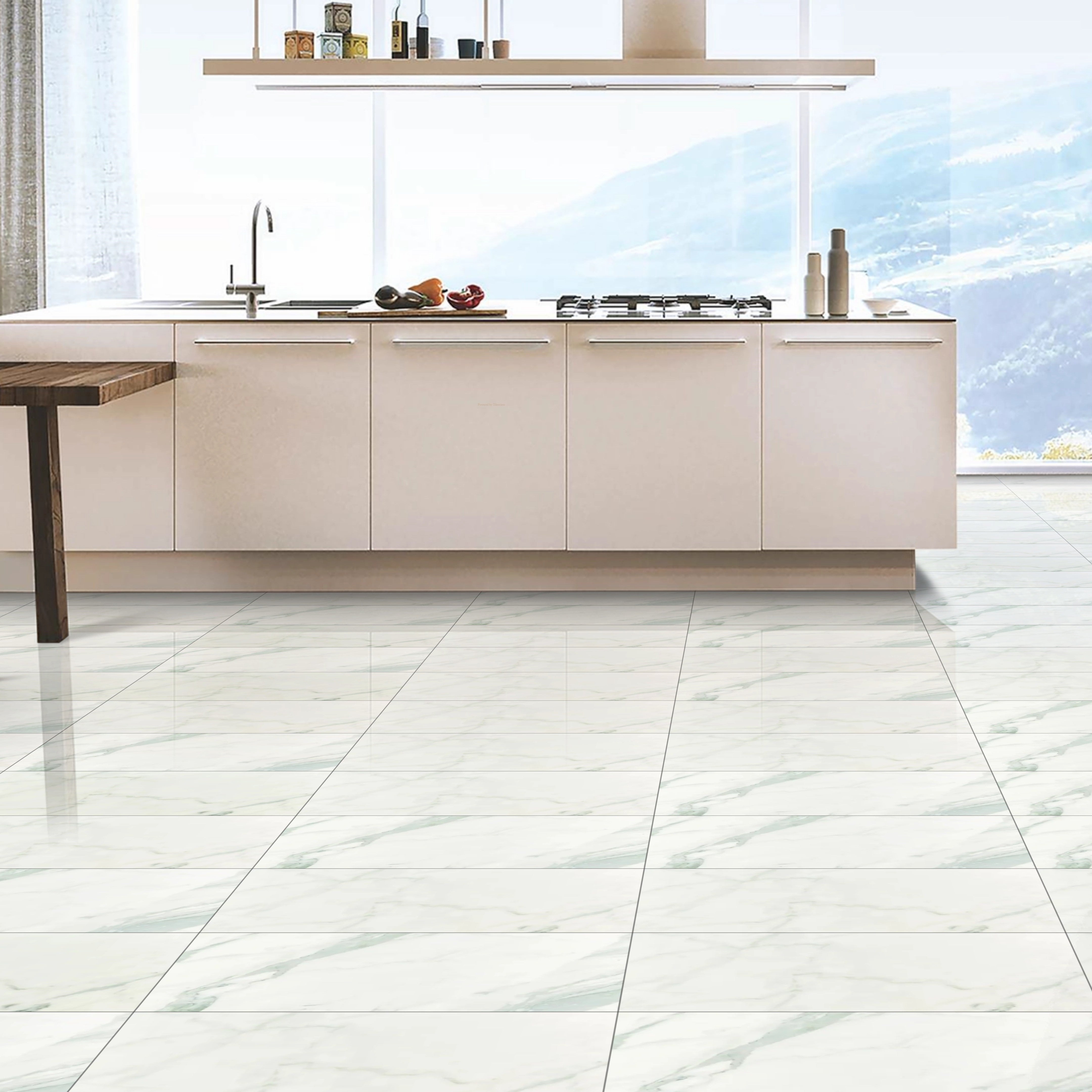 Heavy Vein Carara Gloss Ceramic 30X60cm Wall Tiles