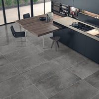 Slate Ash Grey Sugar Effect Porcelain 60x120cm Wall and Floor Tile