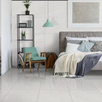 Alpine White 60x120cm Bathroom Kitchen Wall Floor Gloss Tiles