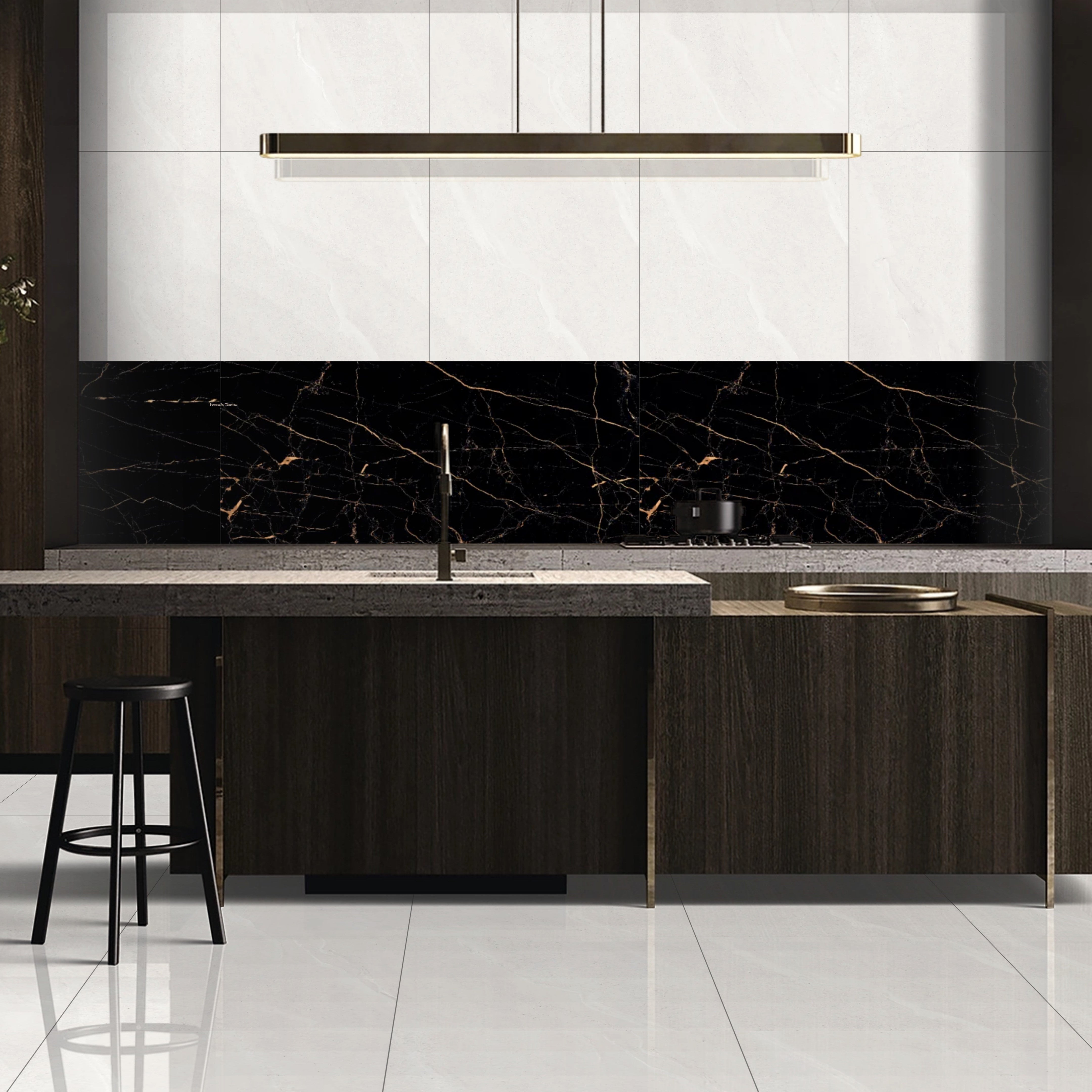 Alpine White Gloss Porcelain 60x60cm Wall and Floor Tiles