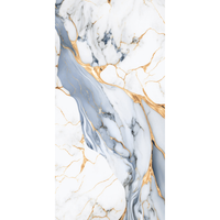 Atomos Blue Gloss 60x120cm Porcelain Wall Floor Tiles
