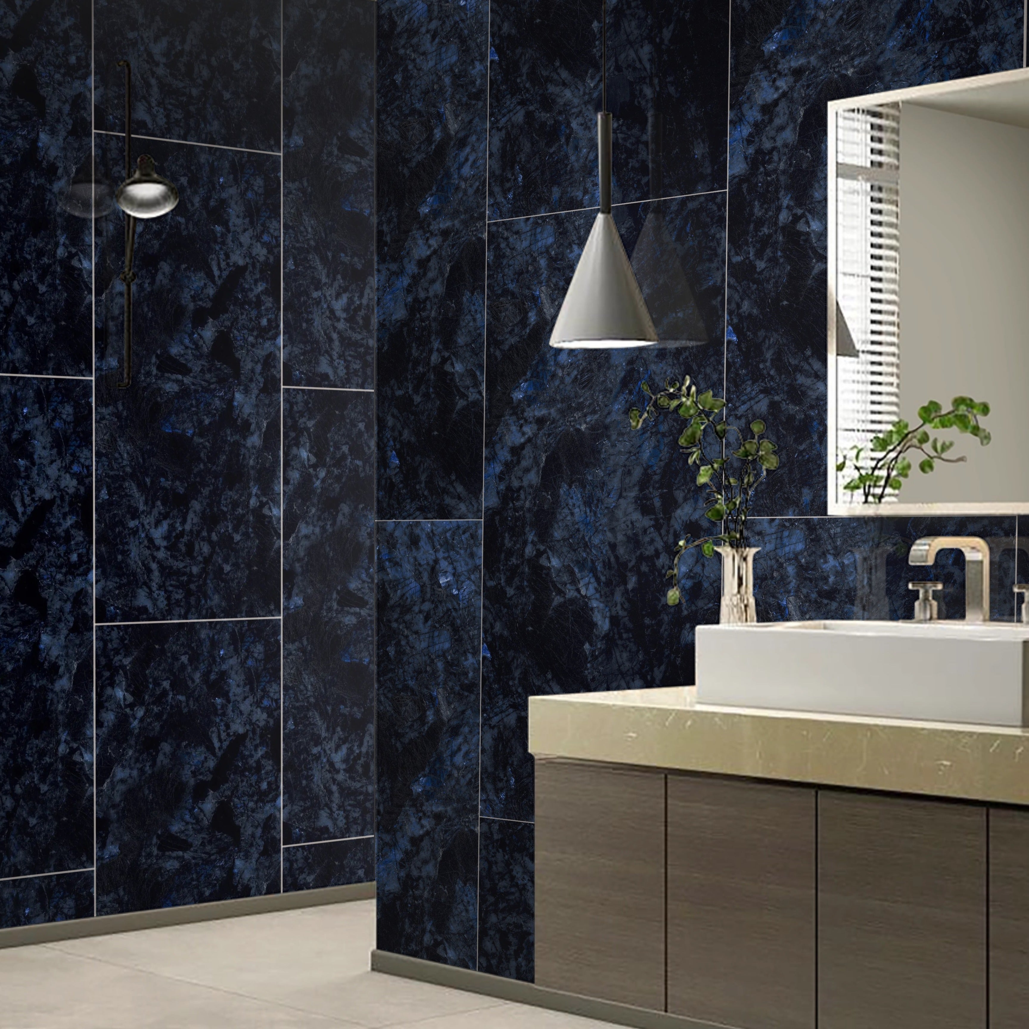 Azure Jade High Gloss Porcelain 60x120cm Kitchen Bathroom Wall Floor Tiles