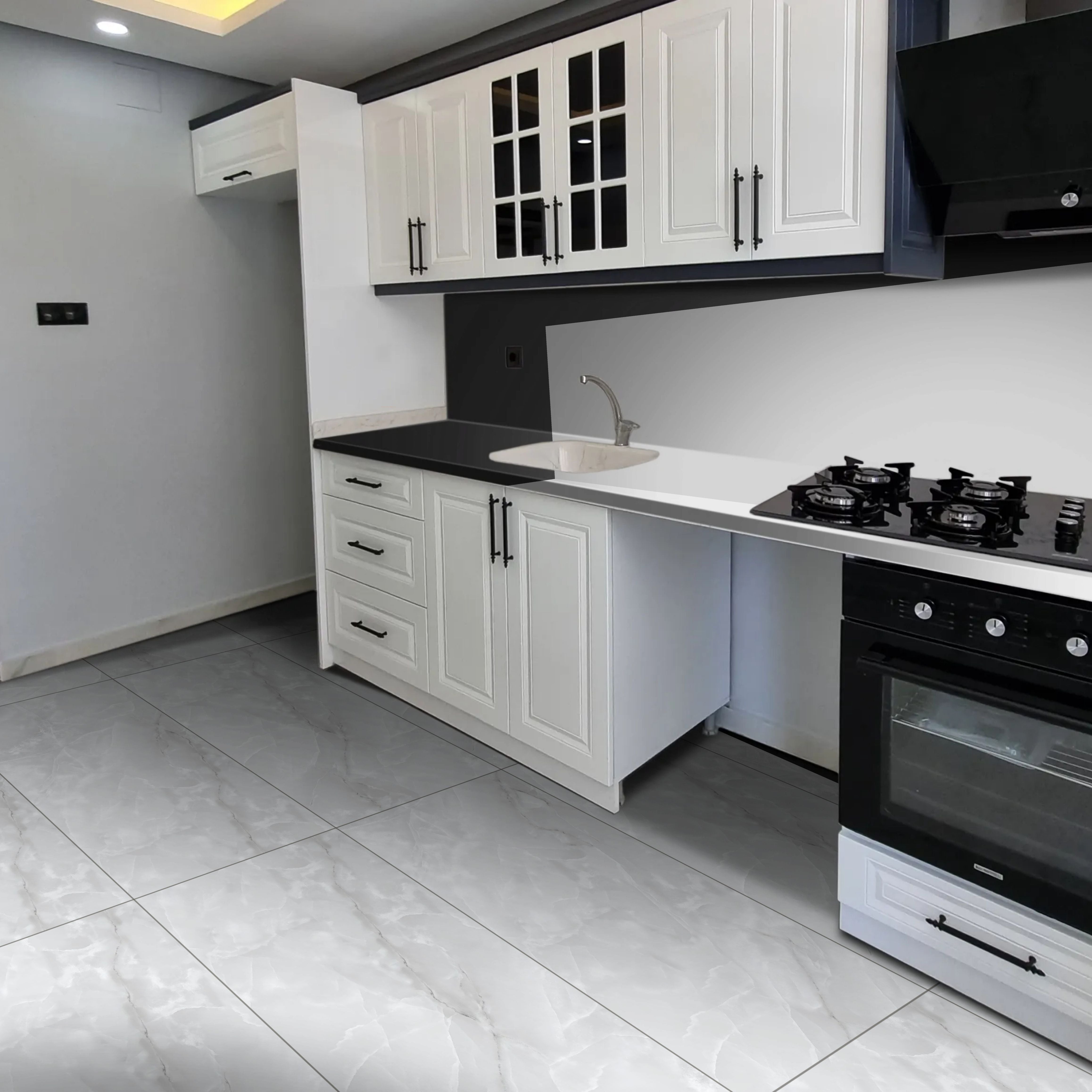 Azure Frost Onyx Gloss Porcelain 60x120cm Wall and Floor Tiles