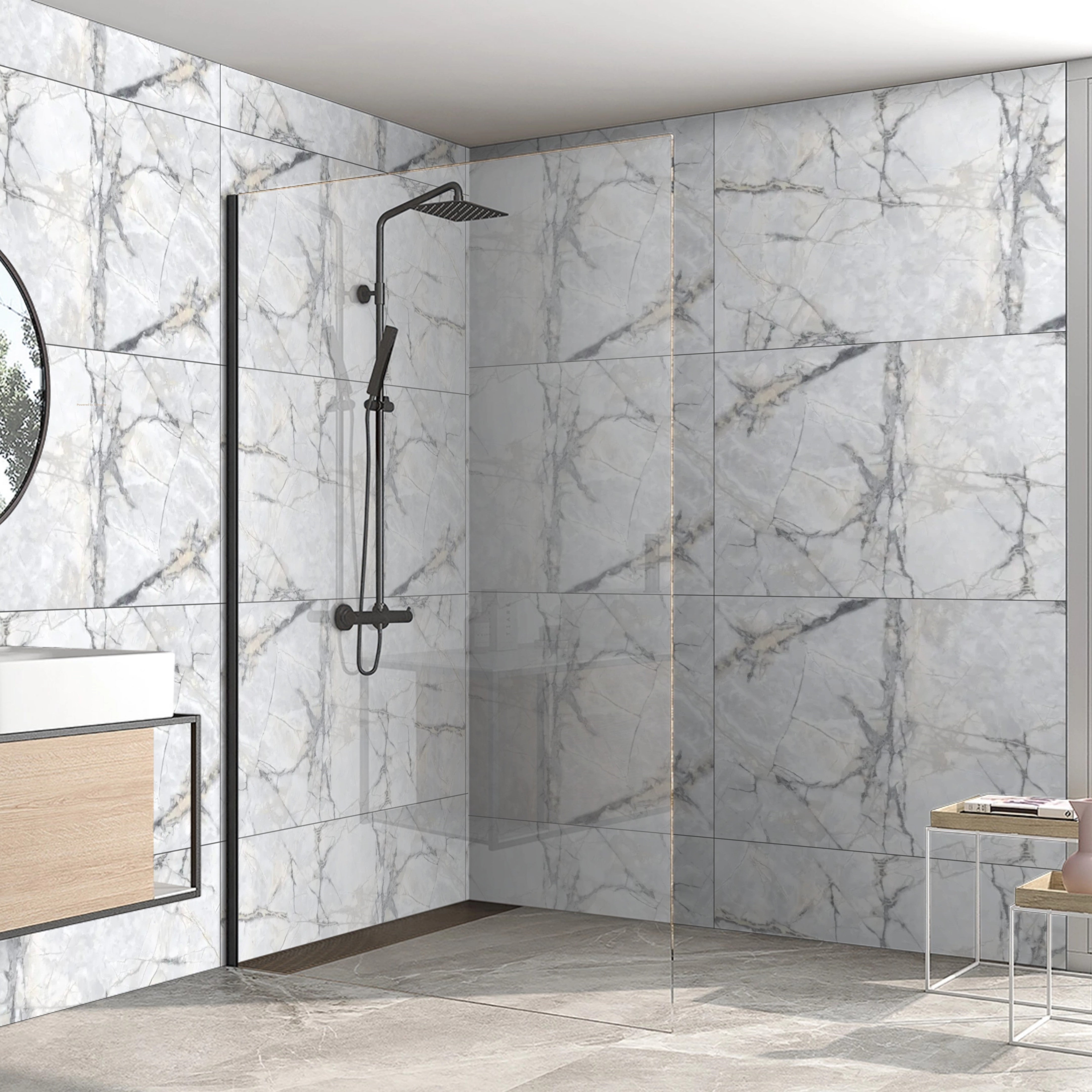 Invisible Gold tiles 60x120cm Matt Porcelain Tiles