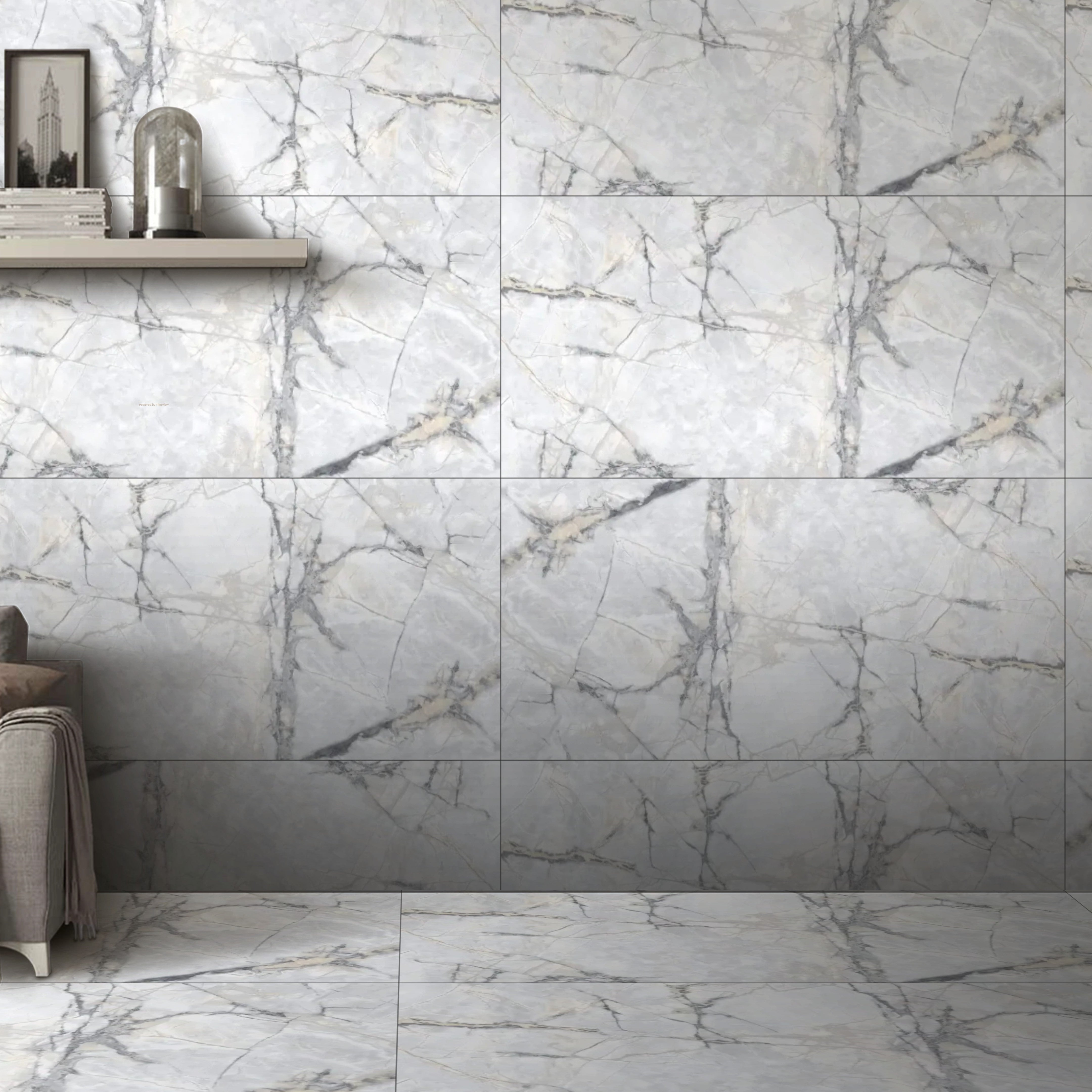 Invisible Gold tiles 60x120cm Matt Porcelain Tiles