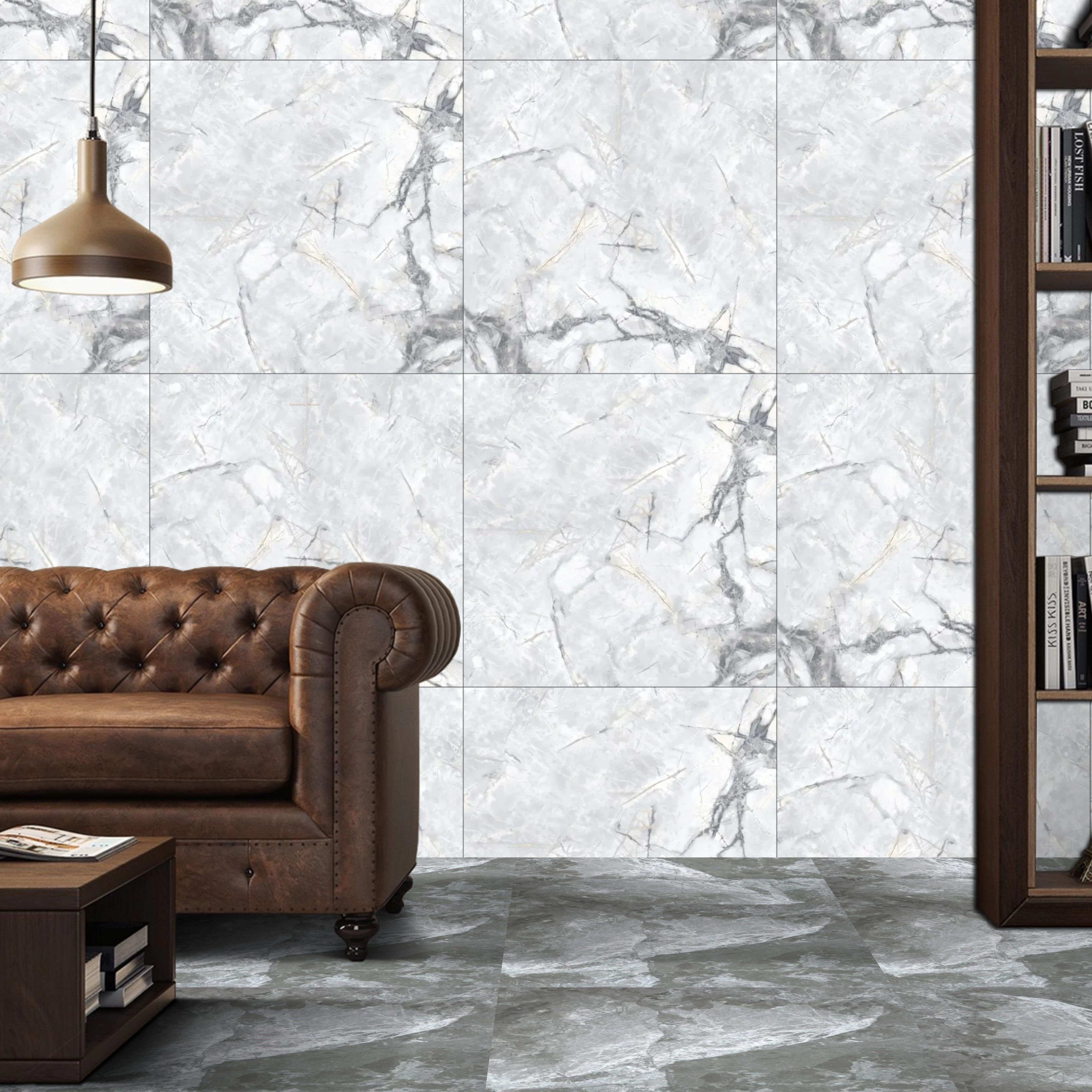 Invisible Gold tiles 60x60cm Matt Porcelain Tiles