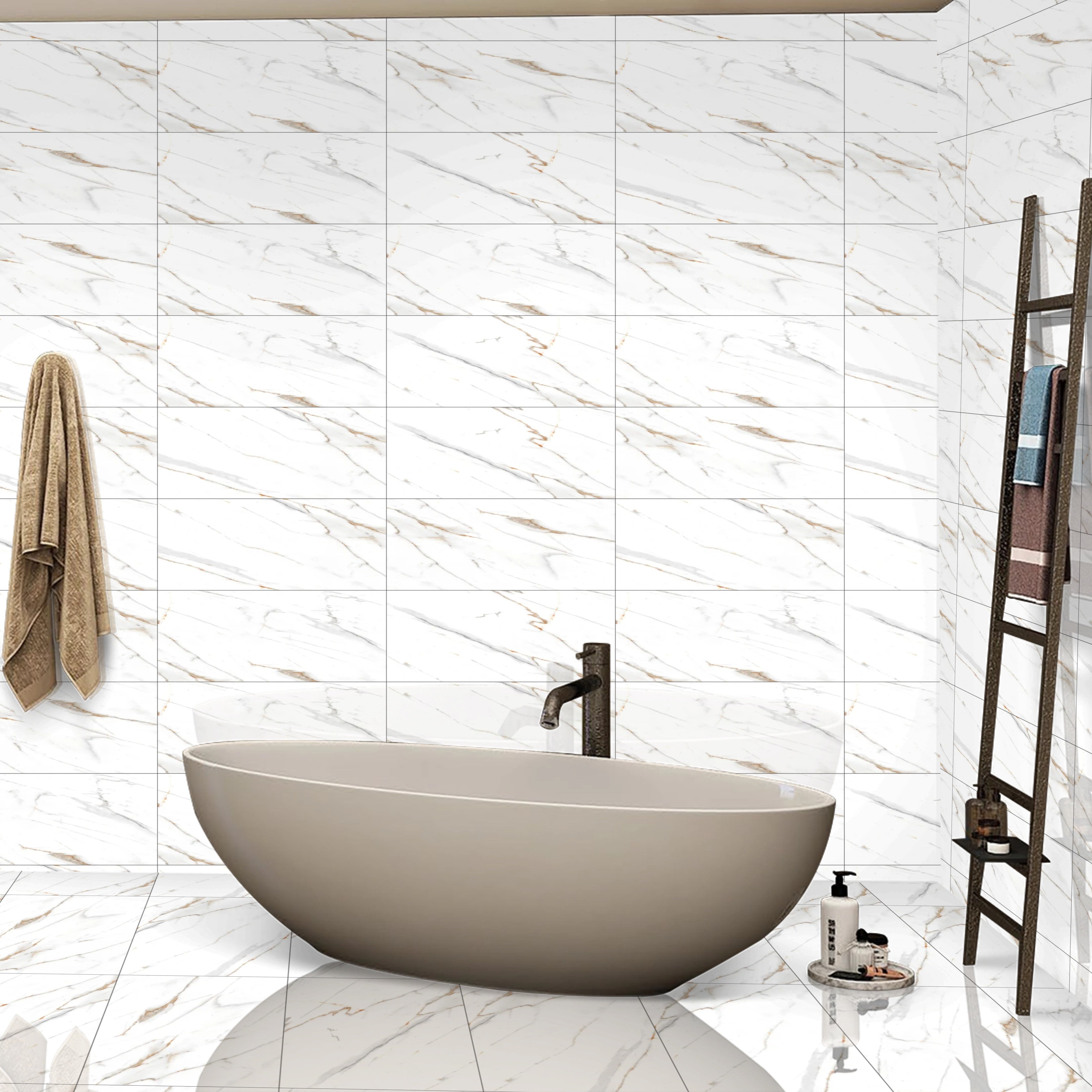 Golden Carara Porcelain 30x60cm Wall and Floor Tiles