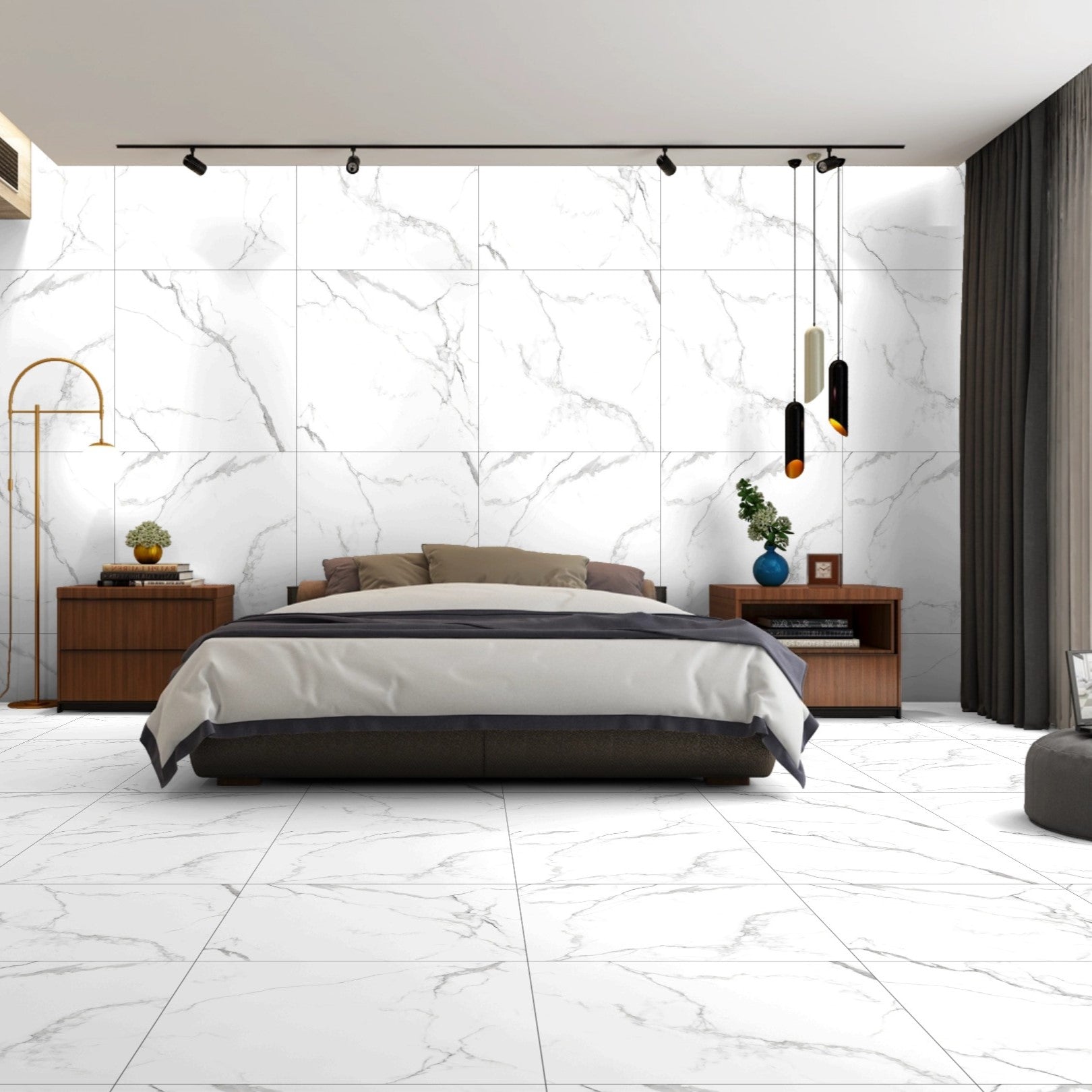 Timeless Satvario Gloss Porcelain 60x60cm Wall and Floor Tiles