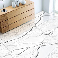 Classic Black Vein Gloss 60X120cm Porcelain Bathroom Kitchen Wall Floor Tile