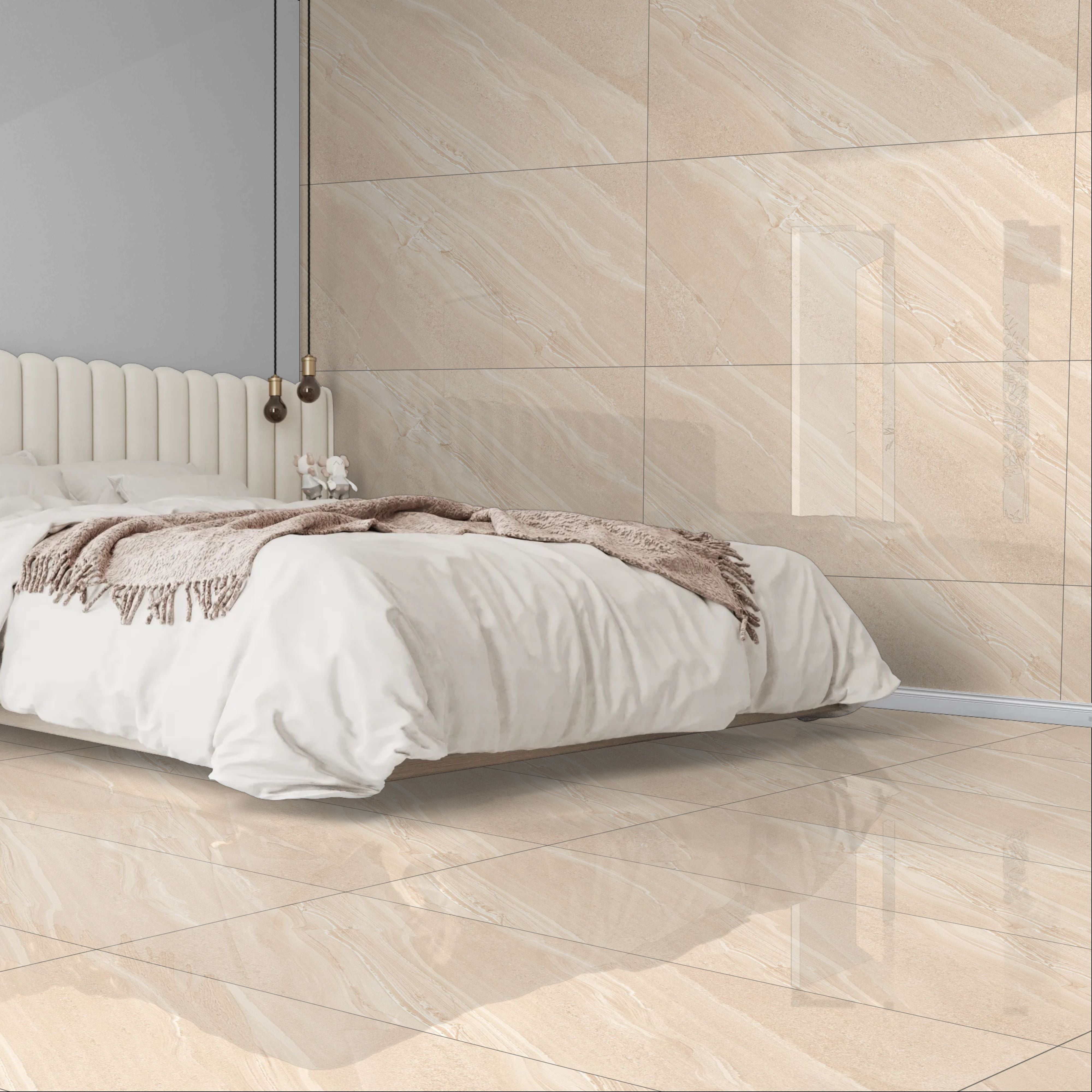 Colt Crema 60x120cm Bathroom Kitchen Wall Floor Gloss Tiles