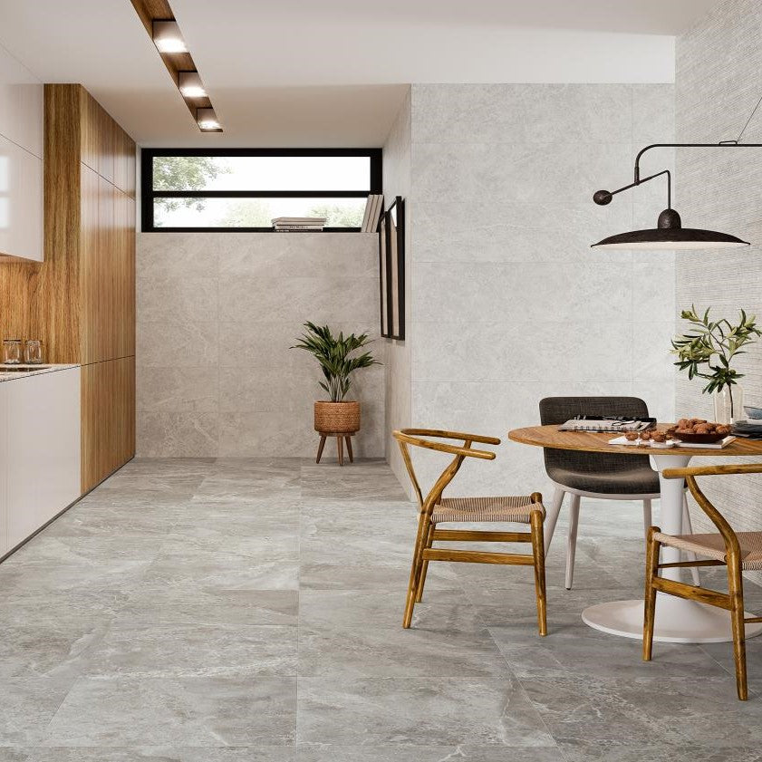 Concrete Grey tiles 59.5x59.5cm Matt Porcelain Tiles