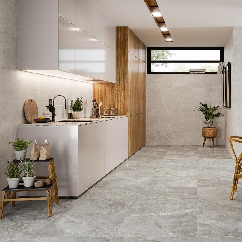 Concrete Grey tiles 59.5x120cm Matt Porcelain Tiles