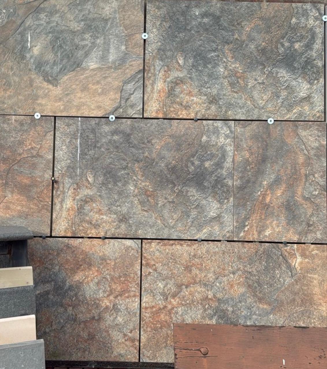 Copper Slate Porcelain 60x90cm Anti Slip Outdoor Parking Garden Matt Tiles