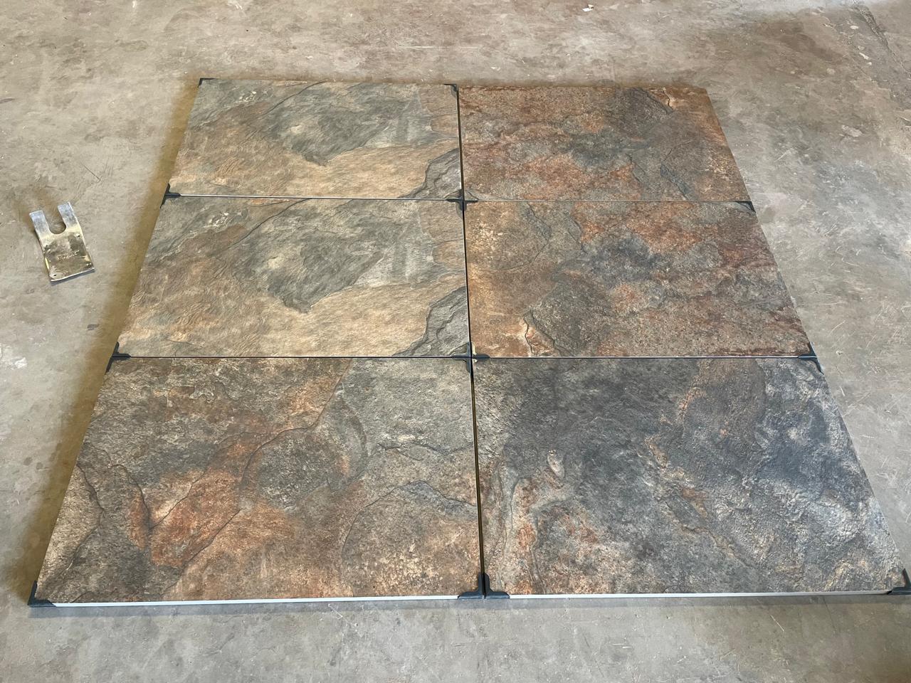 Copper Slate Porcelain 60x90cm Anti Slip Outdoor Parking Garden Matt Tiles