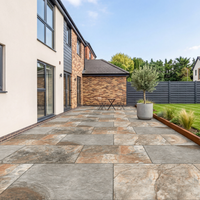 Copper Slate Outdoor Porcelain Paving Slabs 600x900mm R11 Anti‑Slip 20mm