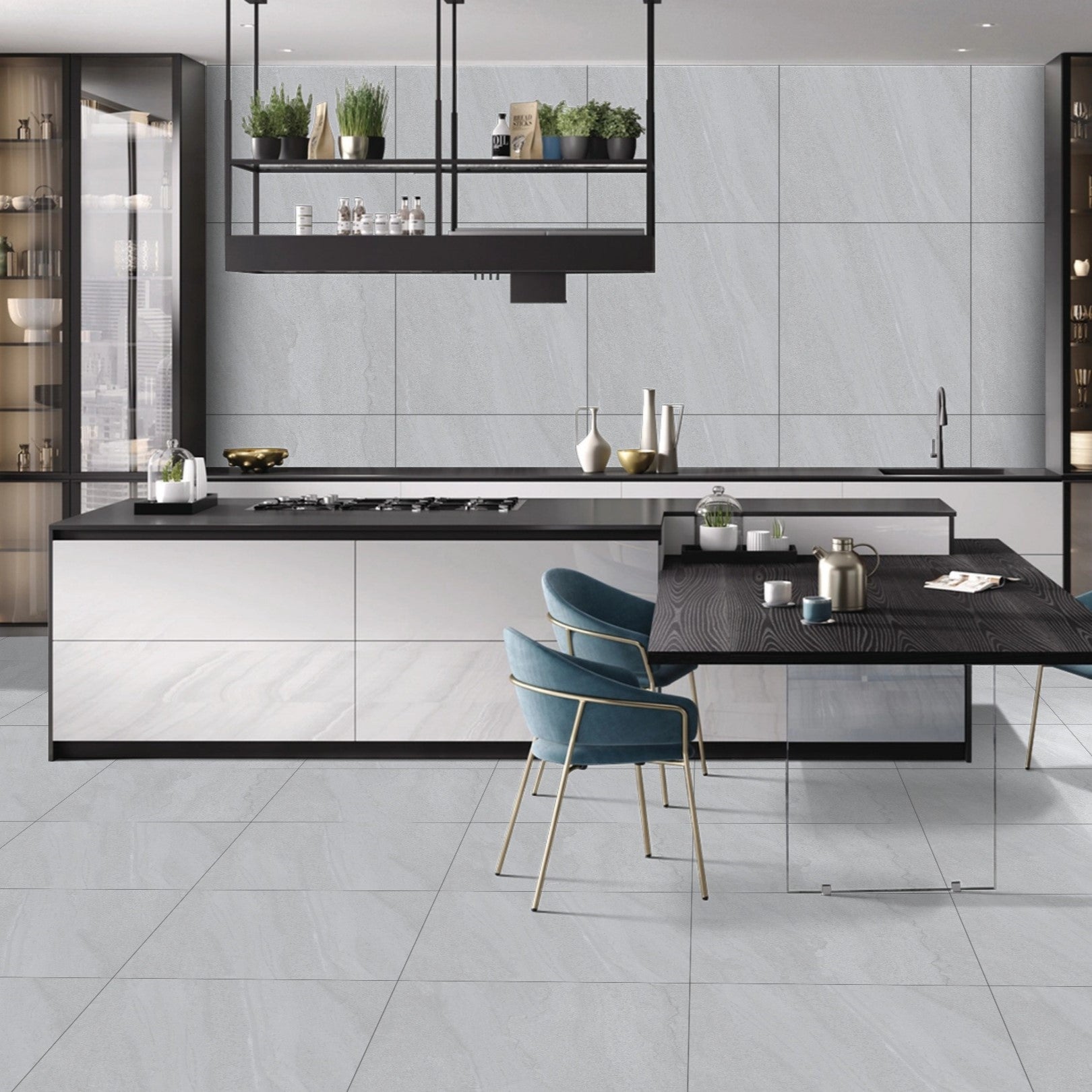 Sahara Bianco Sugar Finish Porcelain 60x60cm Wall and Floor Tiles