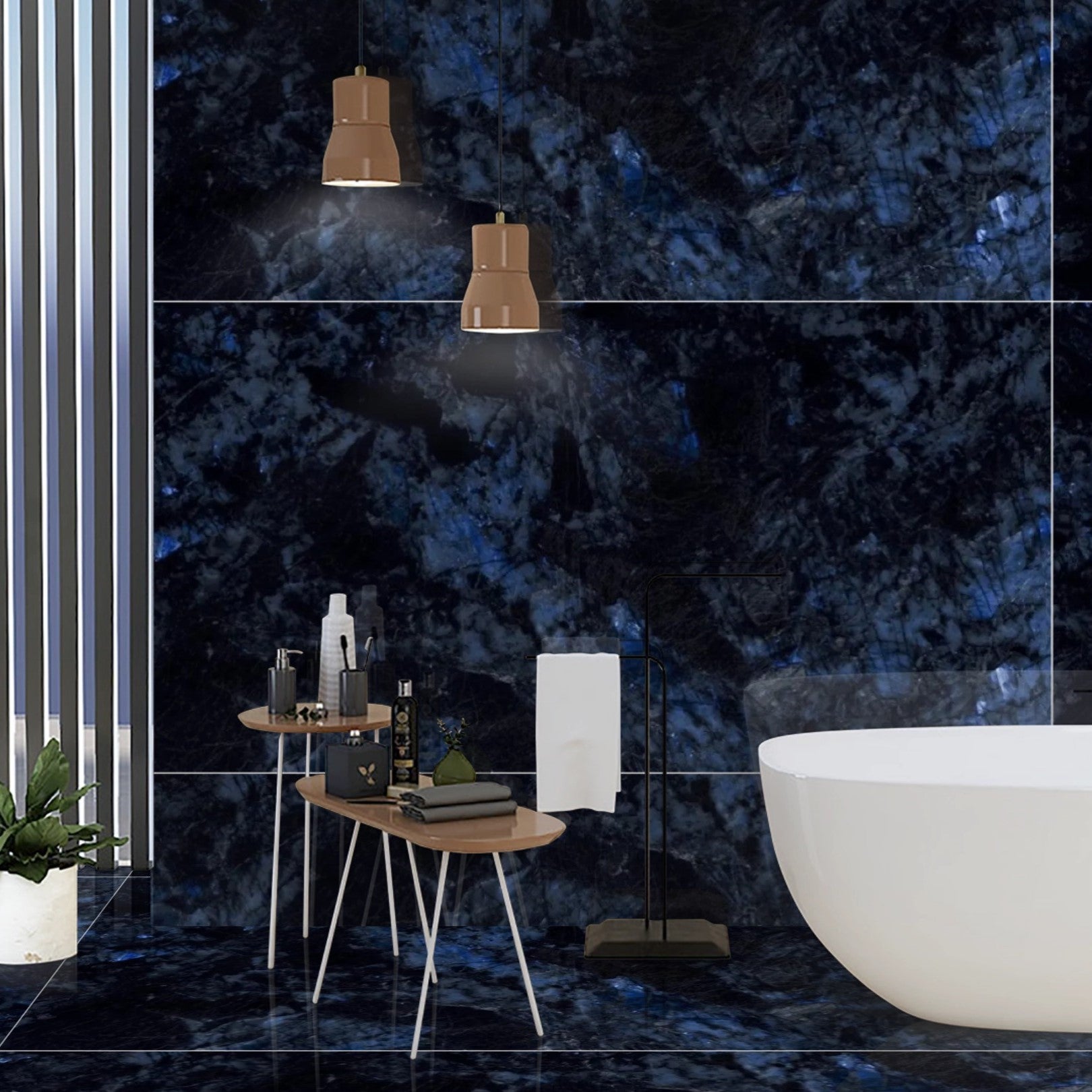 Azure Jade High Gloss Porcelain 60x120cm Kitchen Bathroom Wall Floor Tiles