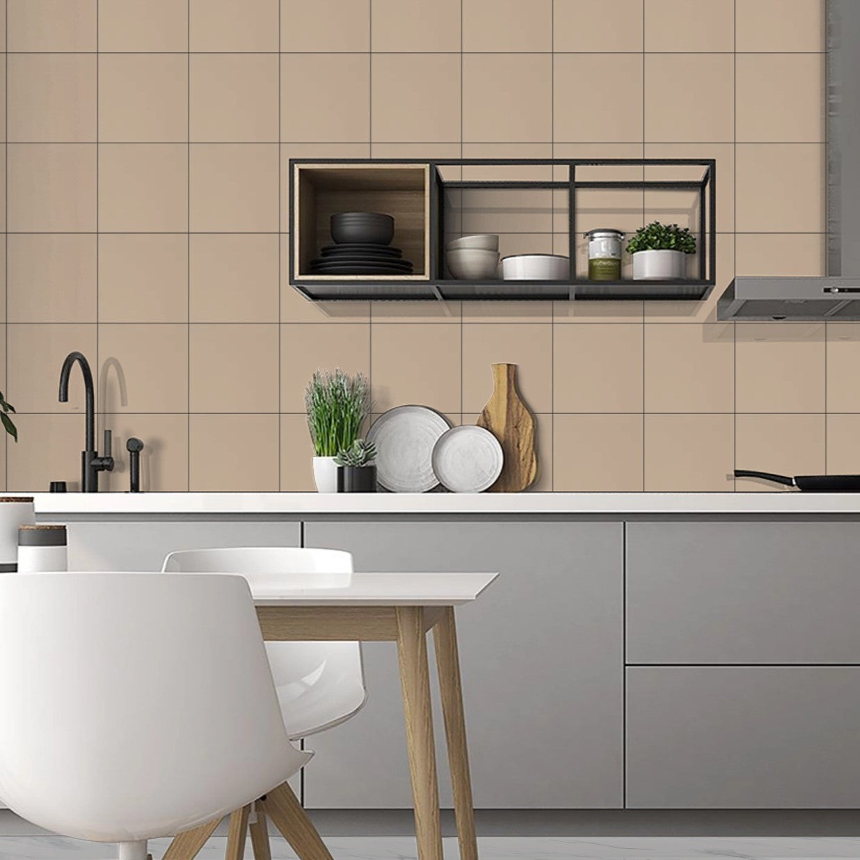 Ultimate Earley Satin Gloss Ceramic Wall Tile 15x15cm