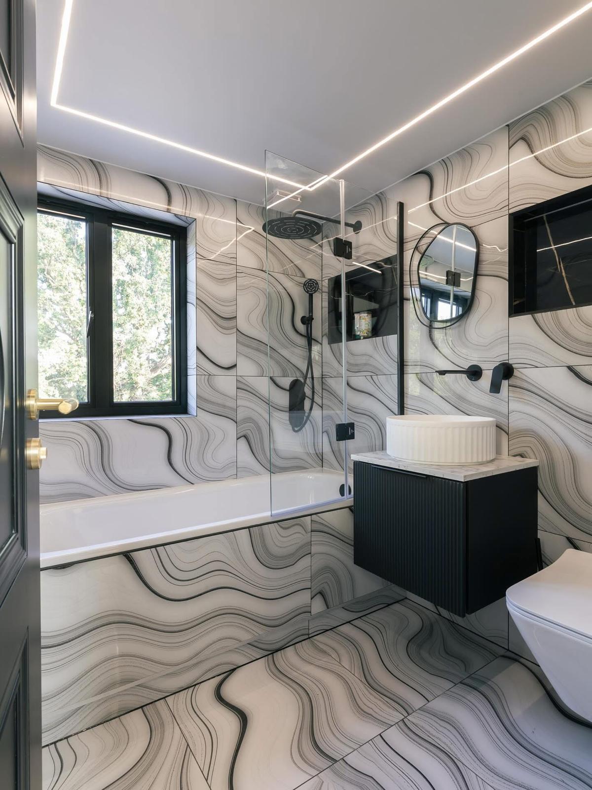 Latin Grey Glossy Glitter Carving 60x120cm Porcelain Wall And Floor Tiles