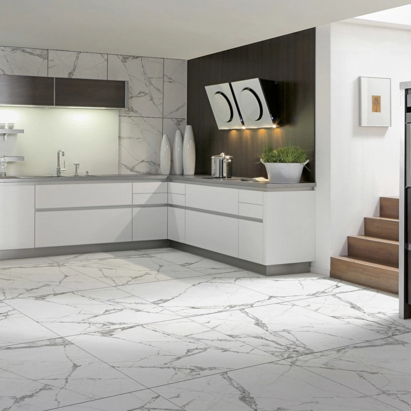 Marble Jade White Porcelain 60x60cm Kitchen Bathroom Wall and Floor Tile