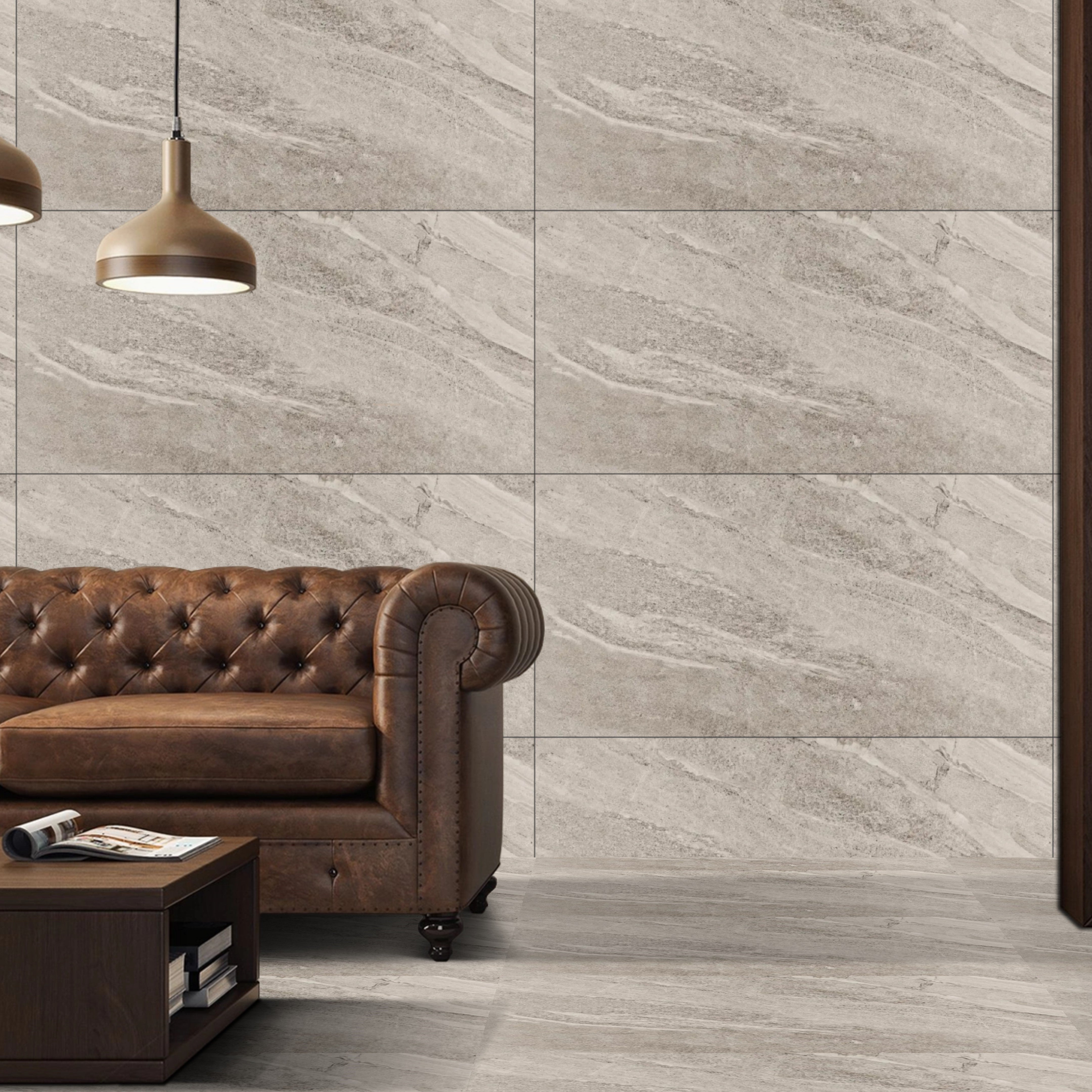 London Grey tiles 60x120cm Matt Porcelain Tiles