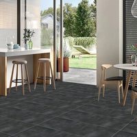 Yorkshire Anthracite Sugar Finish Stone Effect Ceramic Wall Rectified Tiles