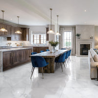 Mirage Pearl Gloss Marble Effect Porcelain 60x120cm Wall and Floor Tiles