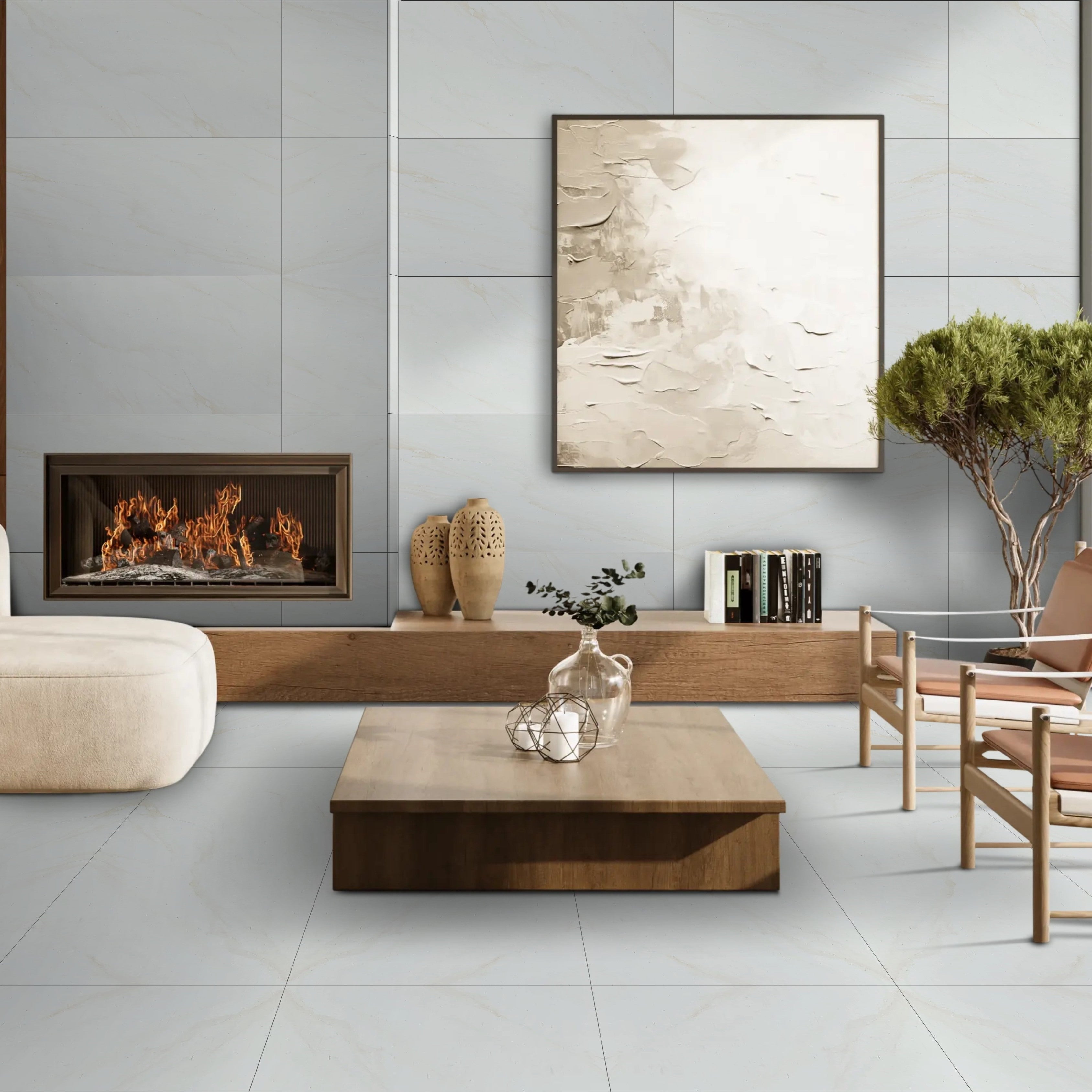 Mirage Pearl Gold Matt Porcelain 60x120cm Wall and Floor Tiles
