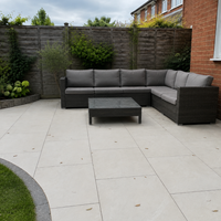 Mountain White Outdoor Porcelain Paving Slabs 600x900mm R11 Anti‑Slip 20mm