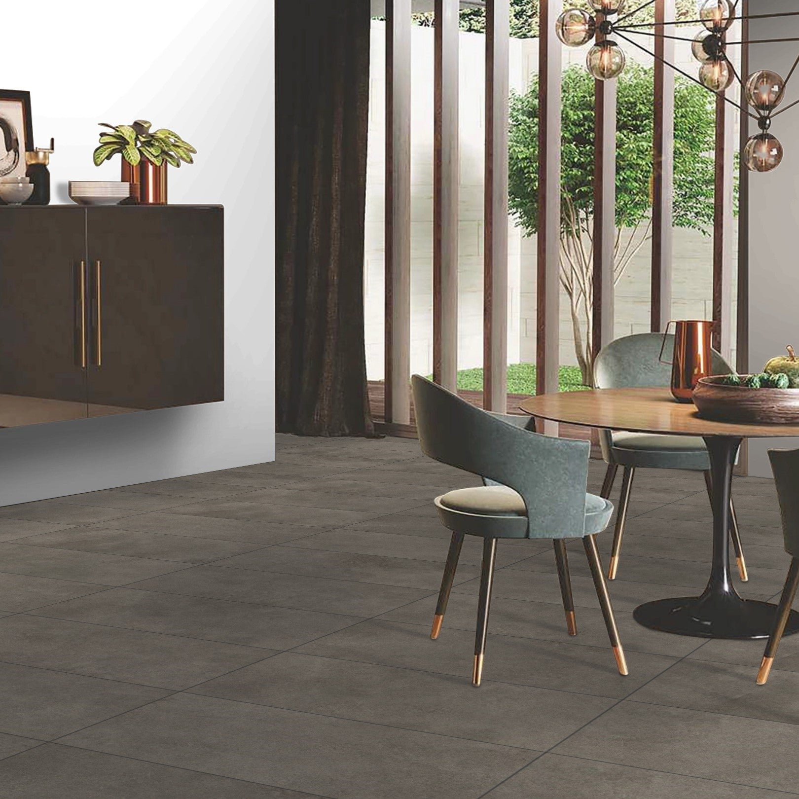 Slate Nero Matt Porcelain 30X60cm Wall and Floor Tile