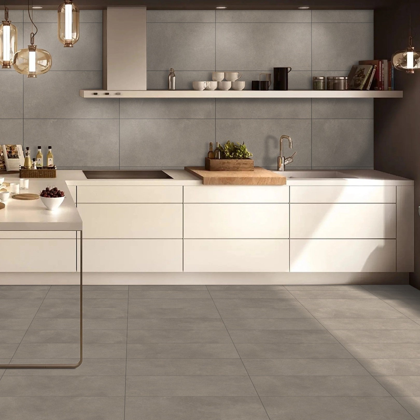 Slate Ash Grey Matt Porcelain 30X60cm Wall Floor Tile