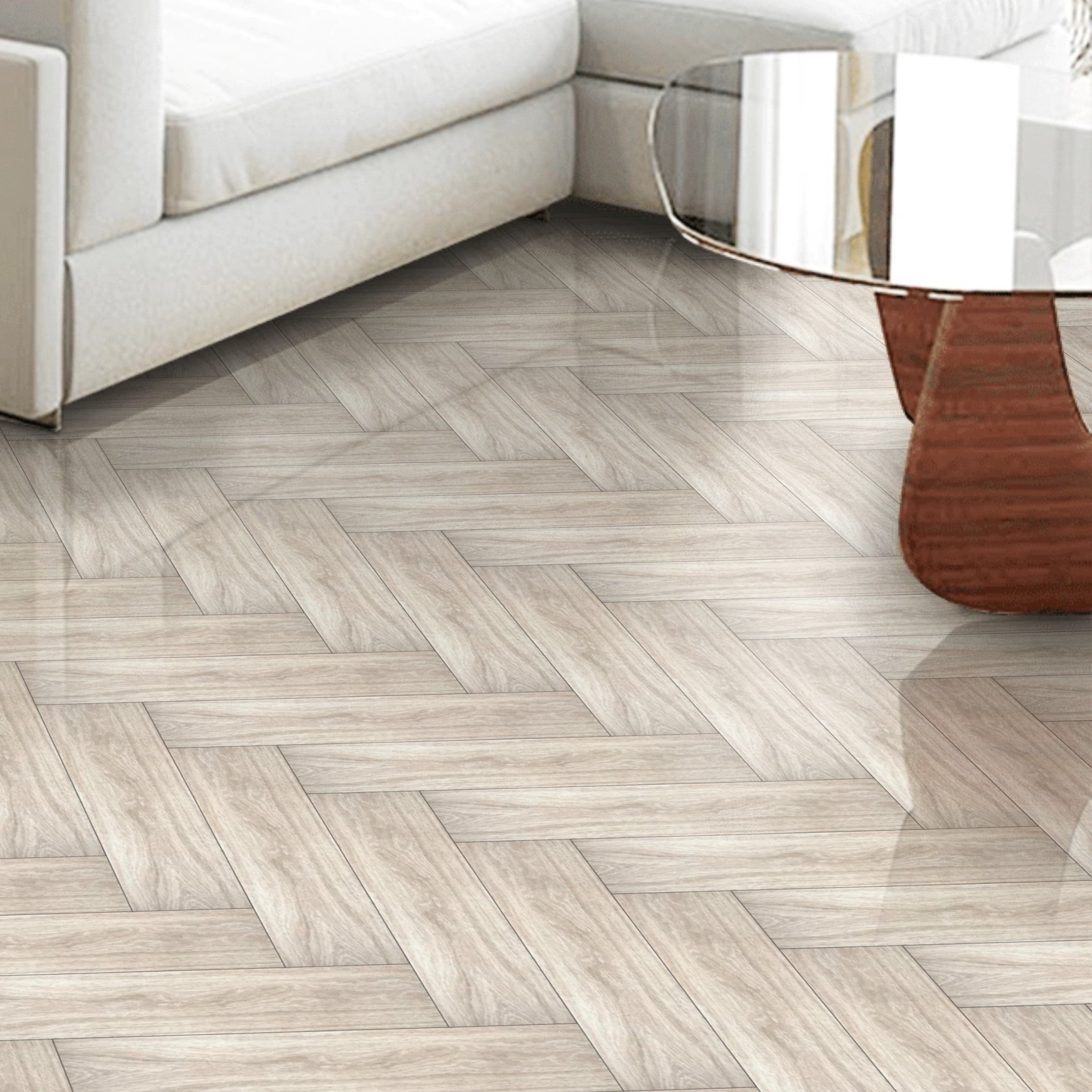 Norway Soft Pearl Matt Wood Effect Porcelain 15x60cm Wall Floor Tiles