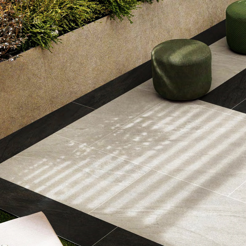 Notion Anthracite Porcelain 20x90cm Anti Slip Outdoor Parking Matt Floor Tile