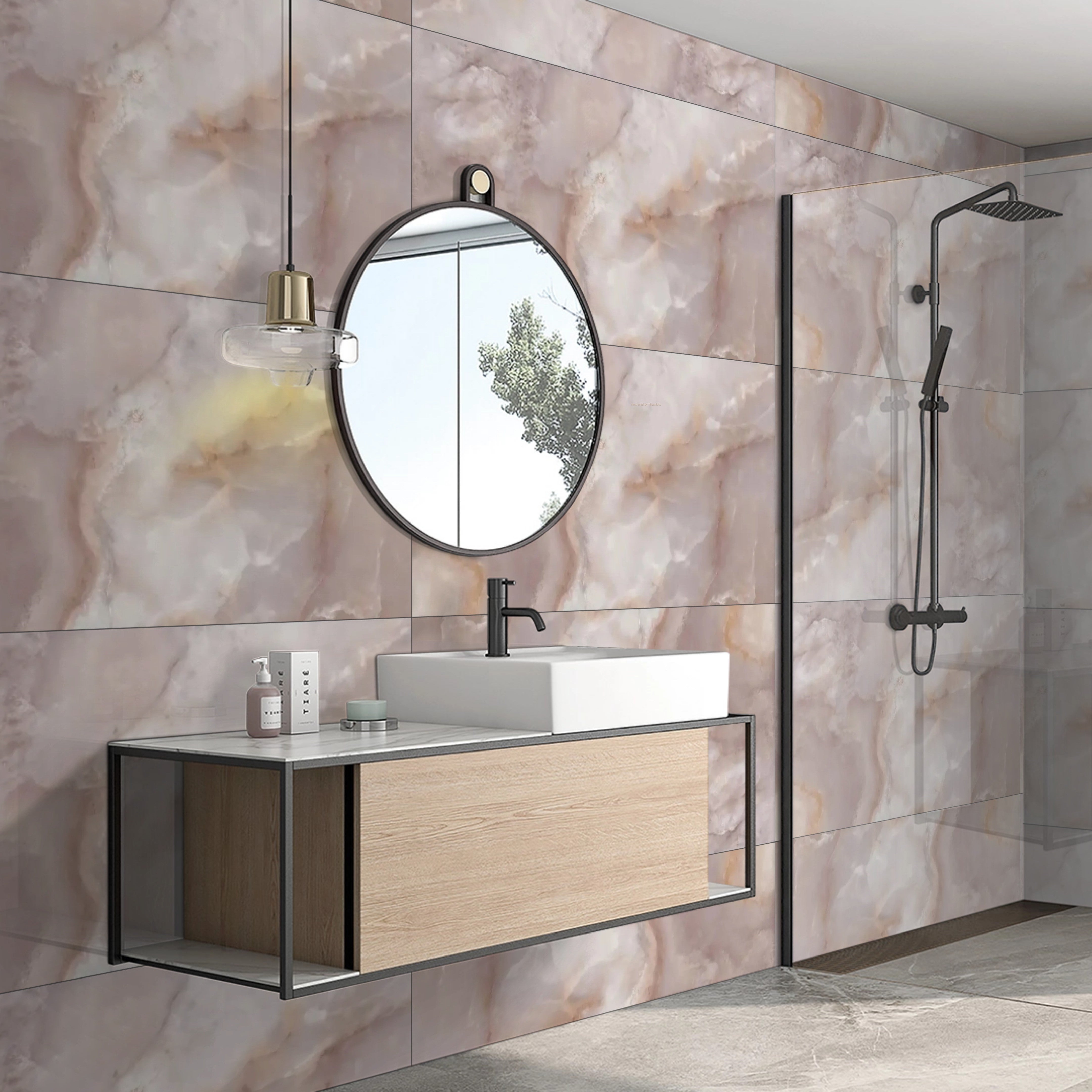 Orc Coral Polished Porcelain 60x120cm Wall and Floor Tiles