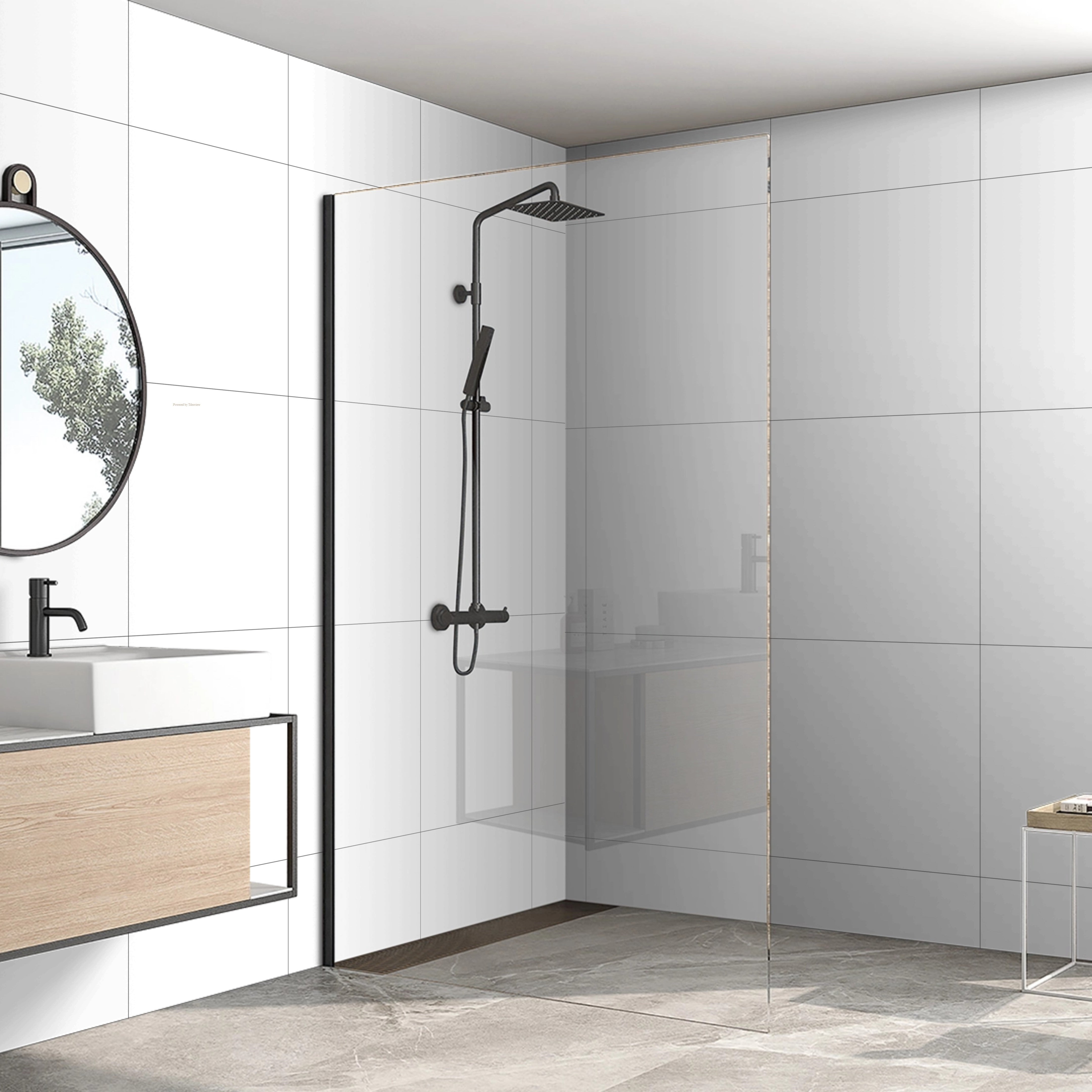 Plain White Gloss Porcelain 60x60cm Wall and Floor Tiles