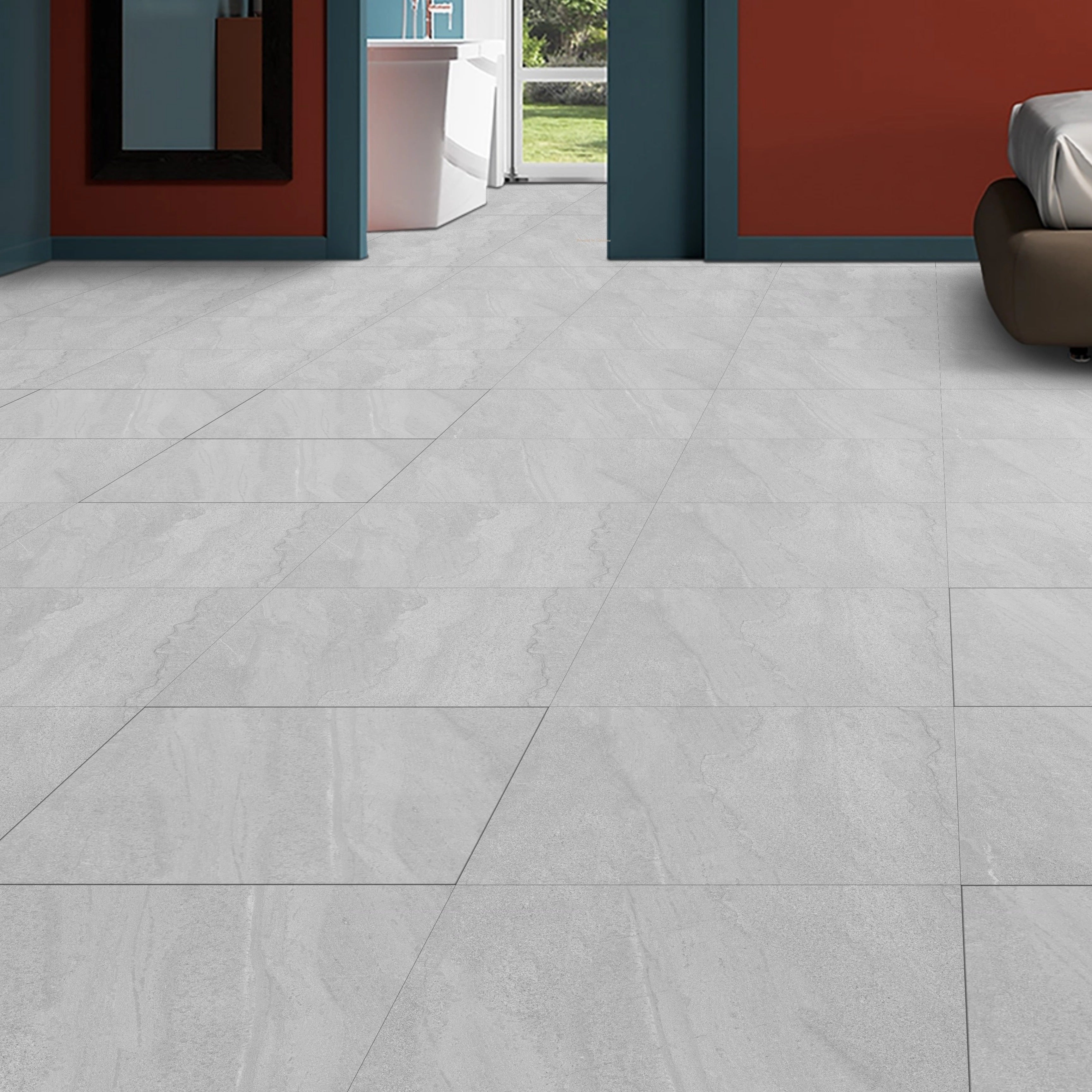 Sahara Grey Sugar Finish Porcelain 60x60cm Wall and Floor Tiles