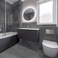 Slate Anthracite Sugar Effect Porcelain 60x60cm Wall and Floor Tile