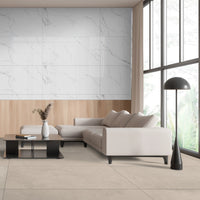 Slate Beige Sugar Effect Porcelain 60x120cm Wall and Floor Tile