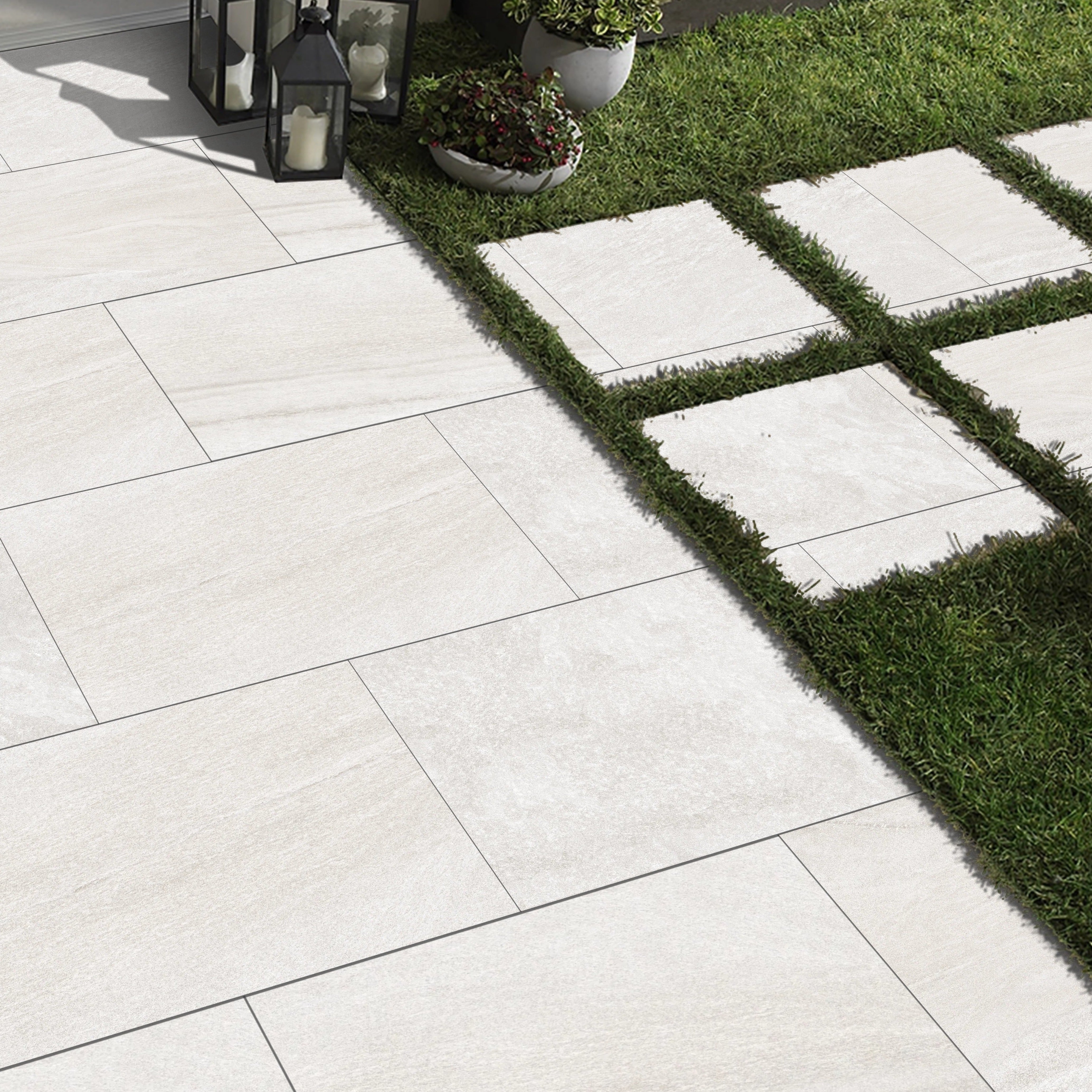 Summit Pearl Porcelain 60x90cm Anti Slip Outdoor Parking Garden Matt Tiles