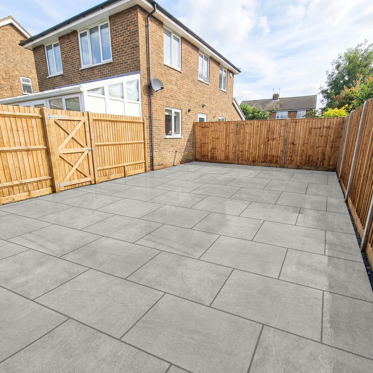 Sumit Tile Summit Grey Porcelain 60x90cm Anti Slip Outdoor Parking Garden Matt Ti ...