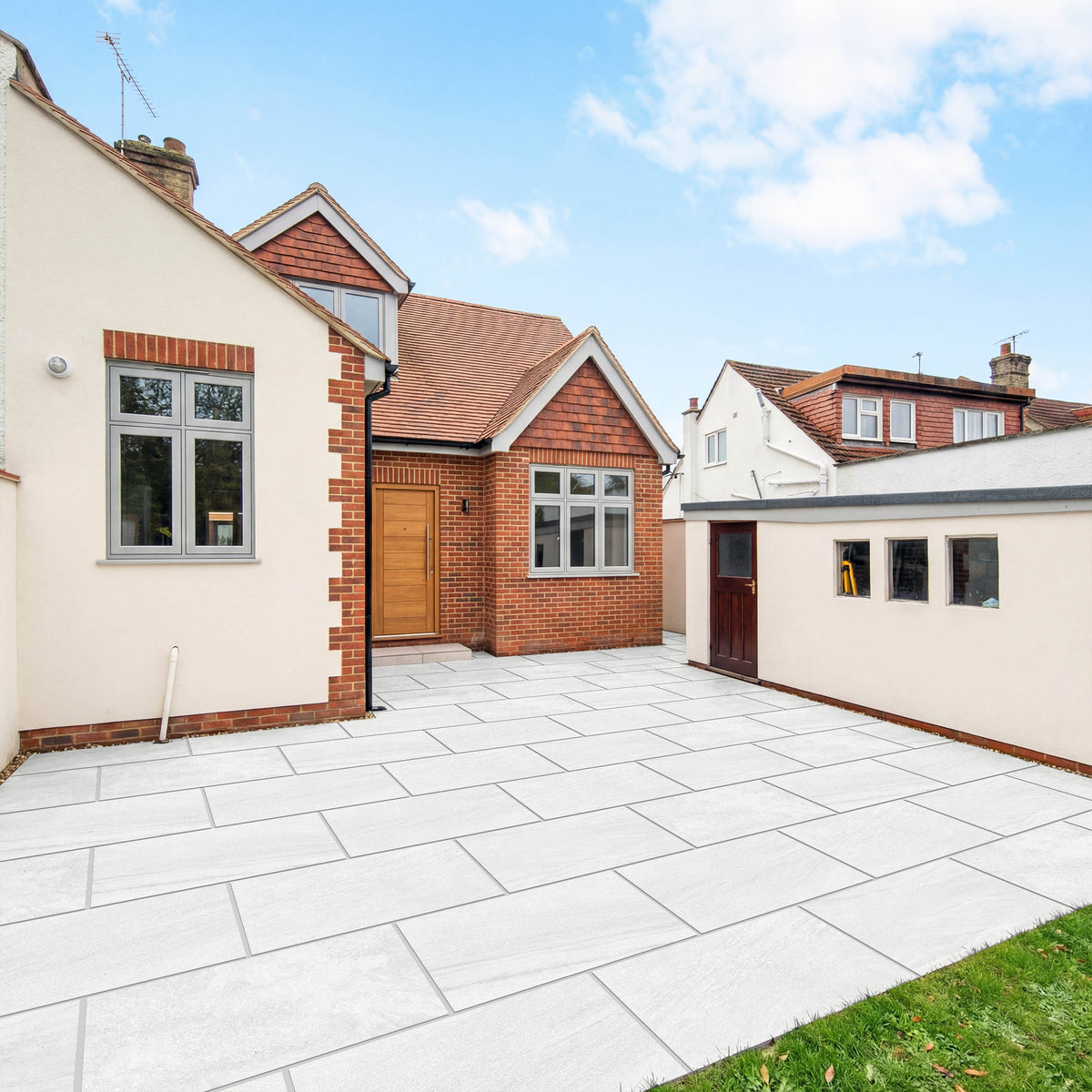Summit Pearl Outdoor Porcelain Paving Slabs 600x900mm R11 Anti‑Slip 20 ...