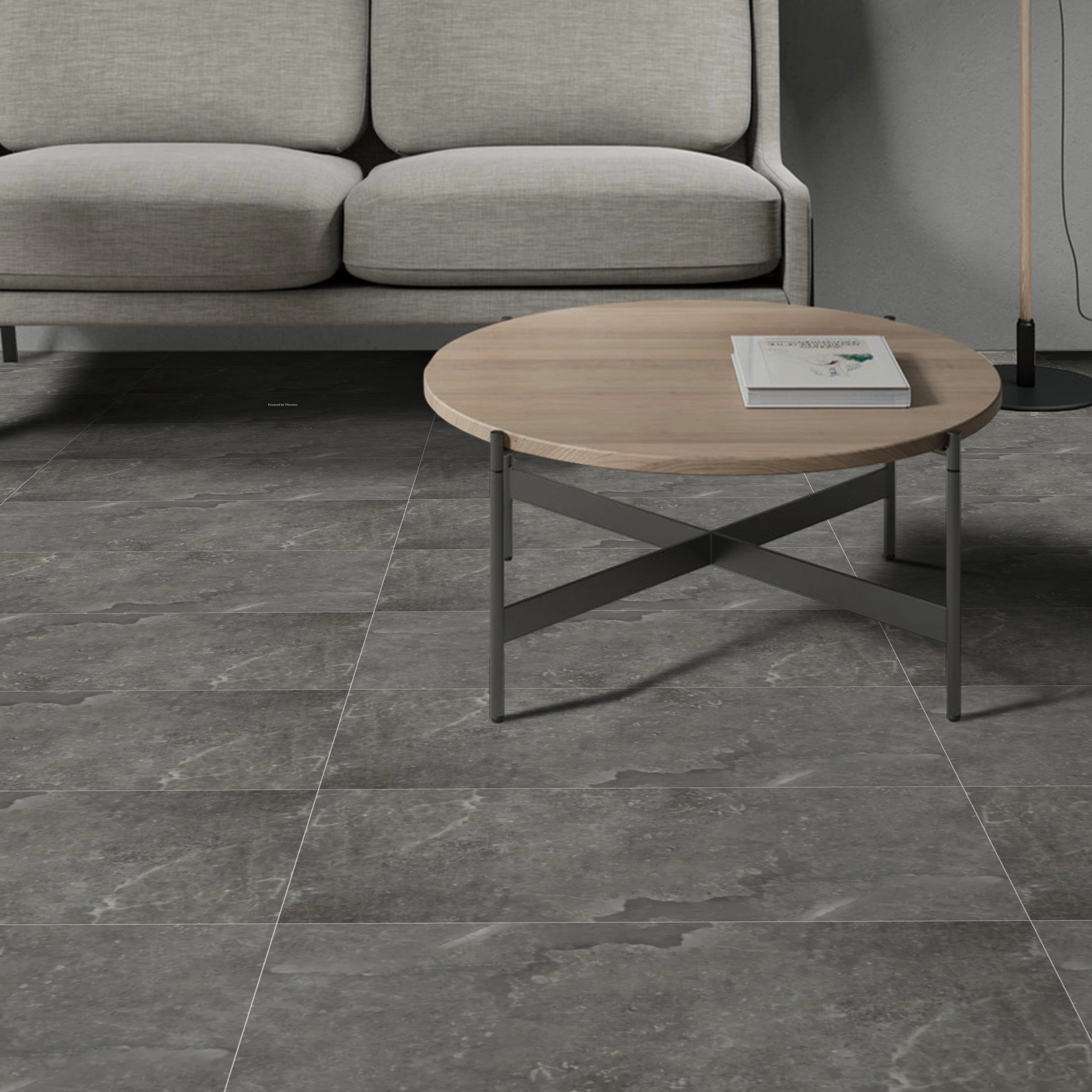 Ash Grey tiles 59.5x120cm Matt Porcelain Tiles