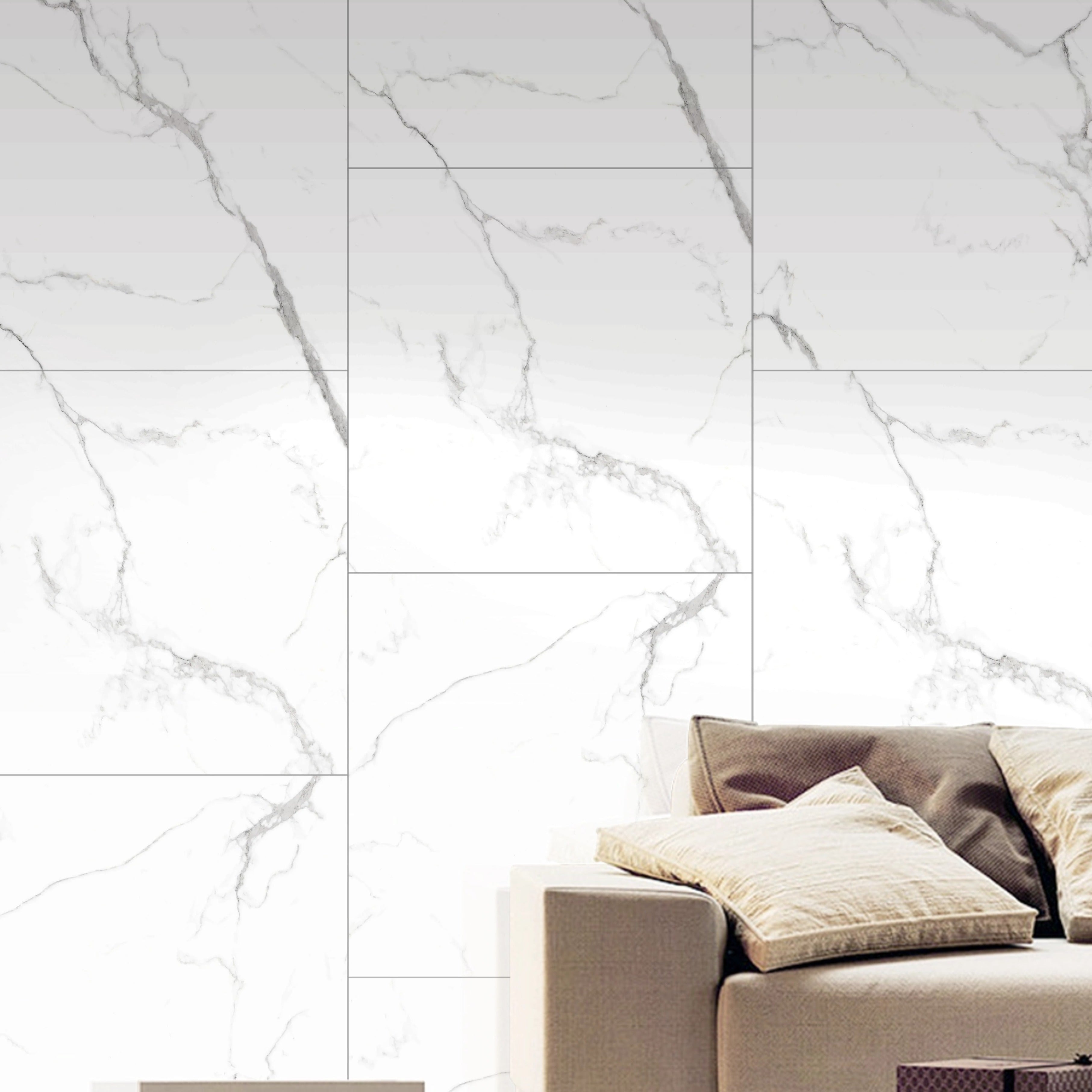 Timeless Satvario Gloss Porcelain 60x60cm Wall and Floor Tiles