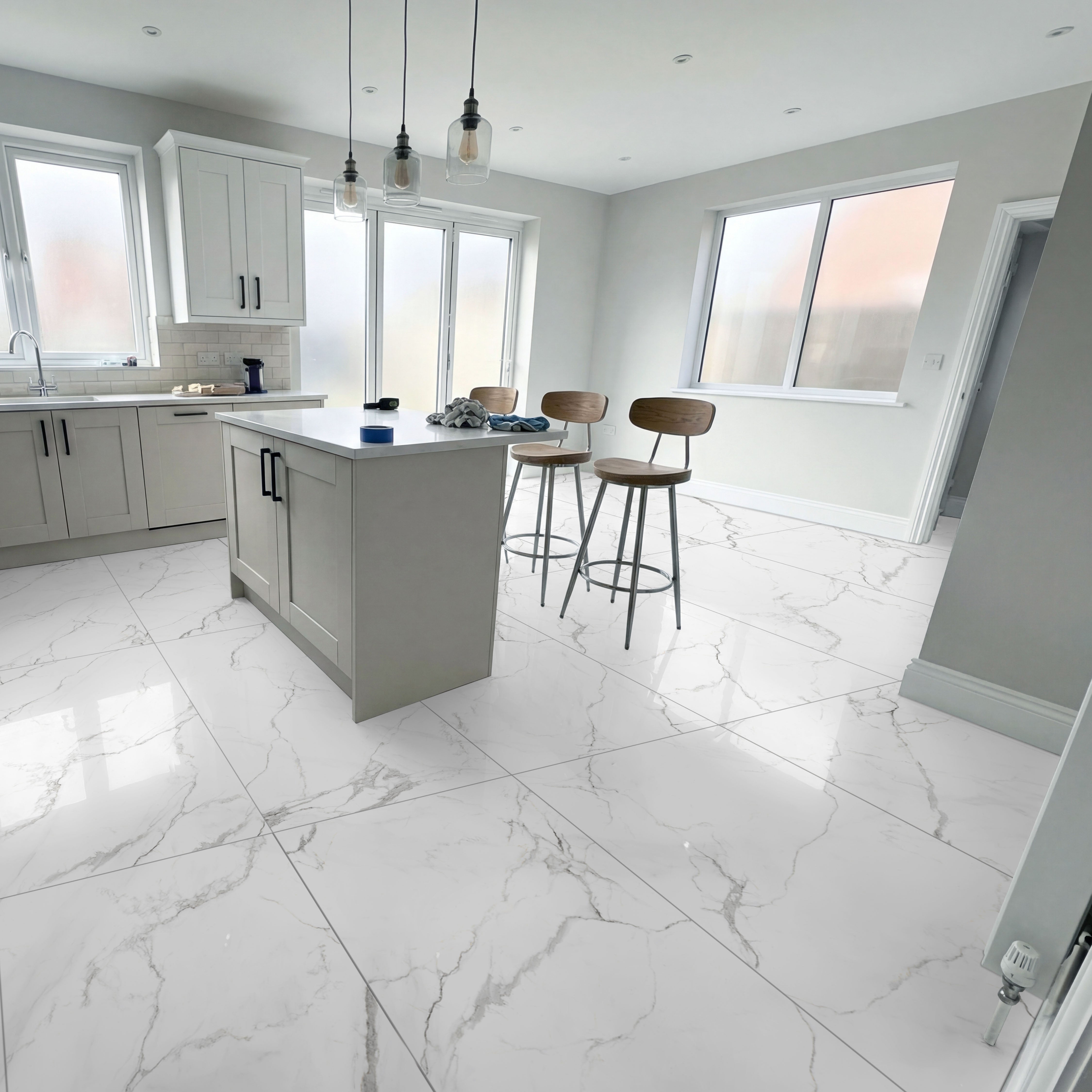 Ceramic Tile Example Timeless Satwario Gloss Porcelain 60x120cm Wall and Floor Tiles – Tile ...