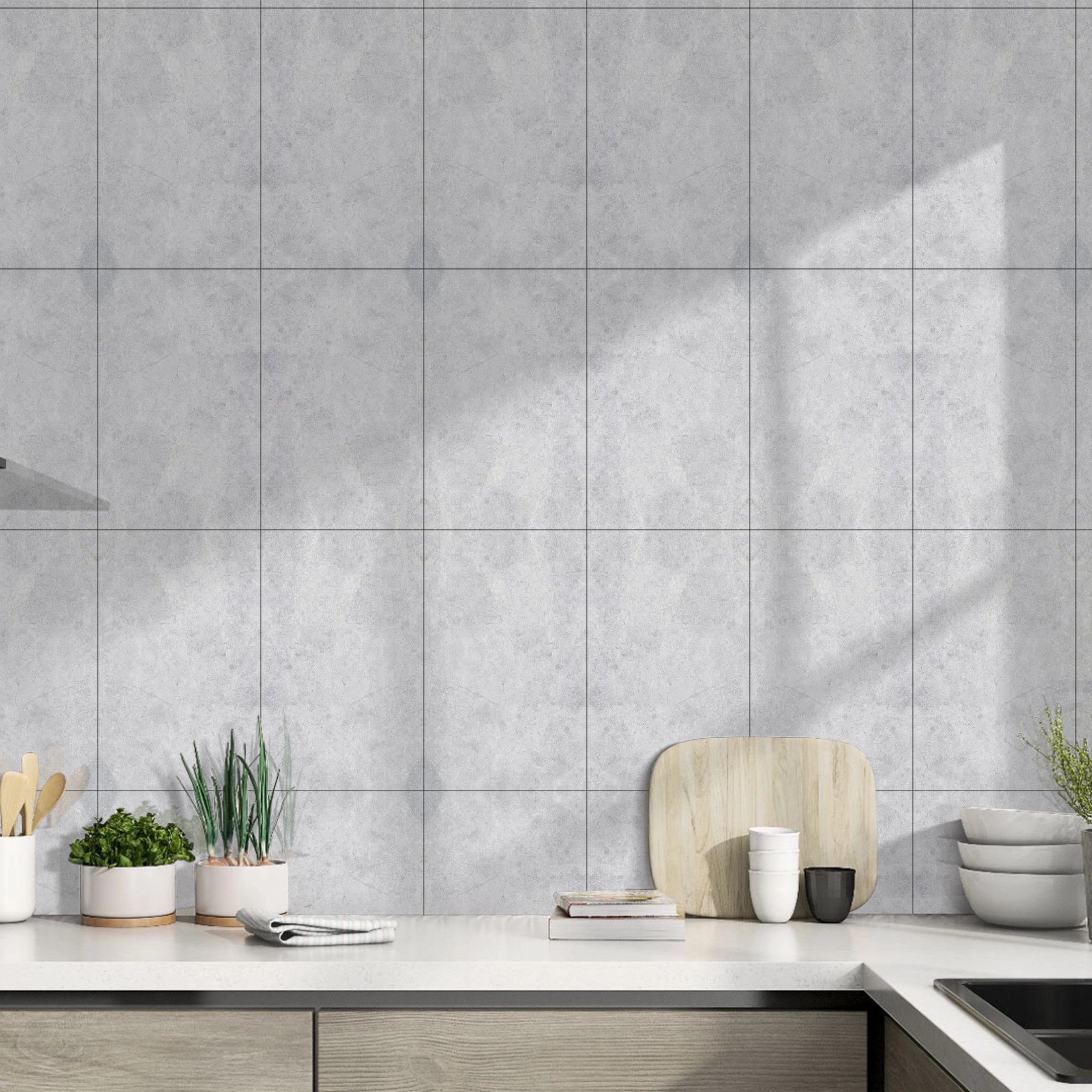Blight White Marble Gloss Ceramic Wall Tile 25x40cm