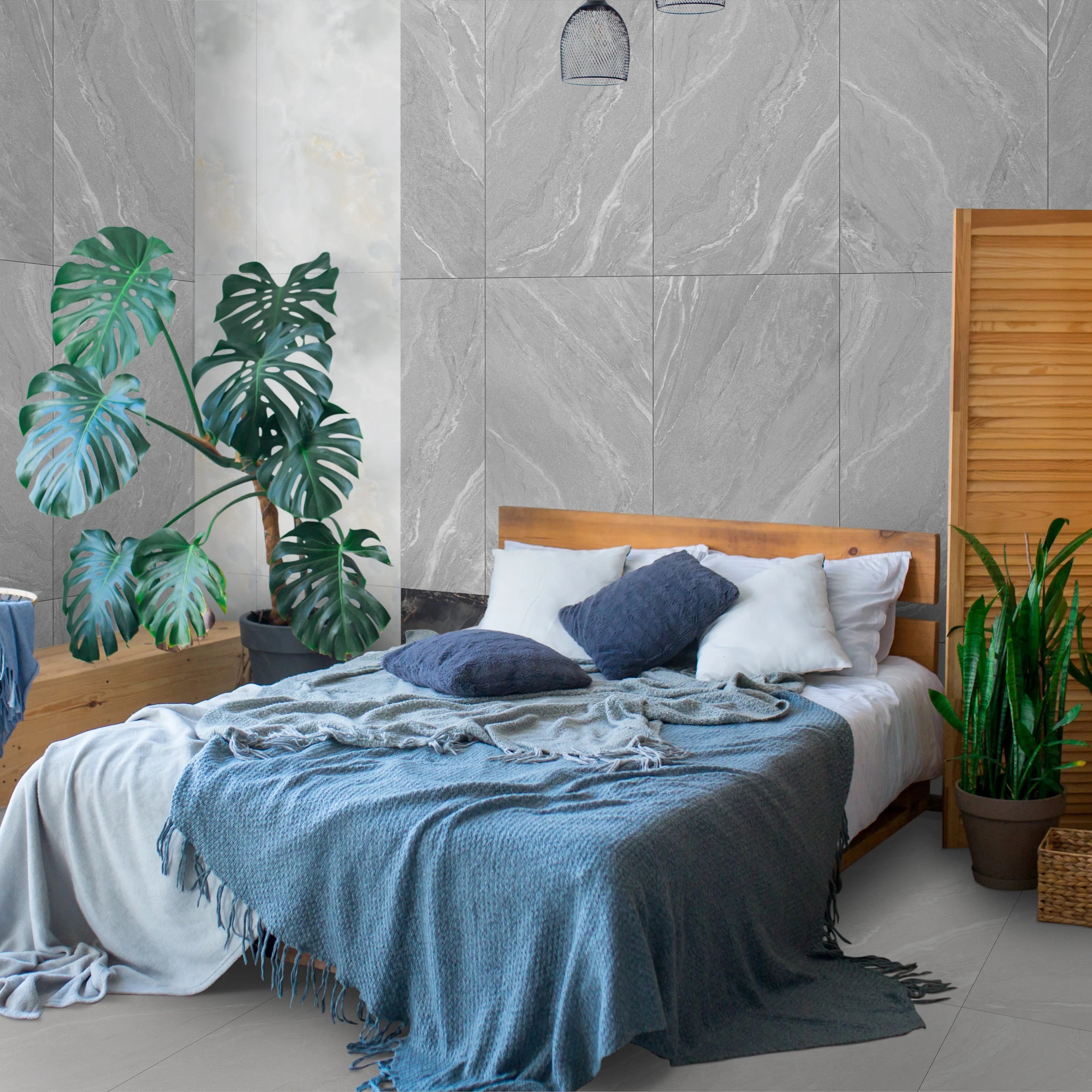 Yorkshire Bianco Matt Porcelain 60x120cm Wall and Floor Tiles