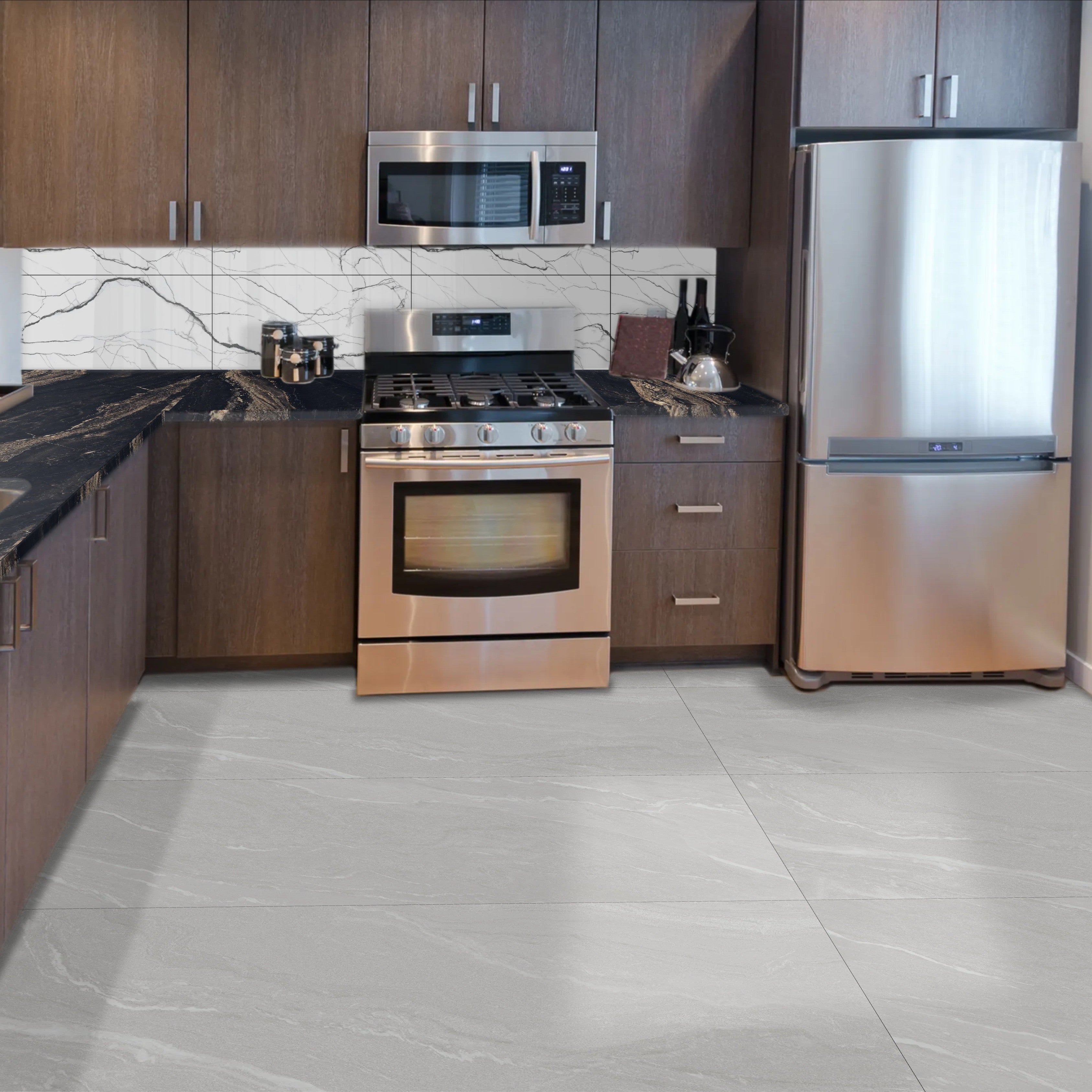 Yorkshire Bianco Matt Porcelain 60x120cm Wall and Floor Tiles