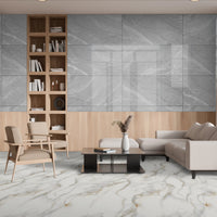 Yorkshire Grey Gloss 30X60cm Bathroom Kitchen Ceramic Wall Tile