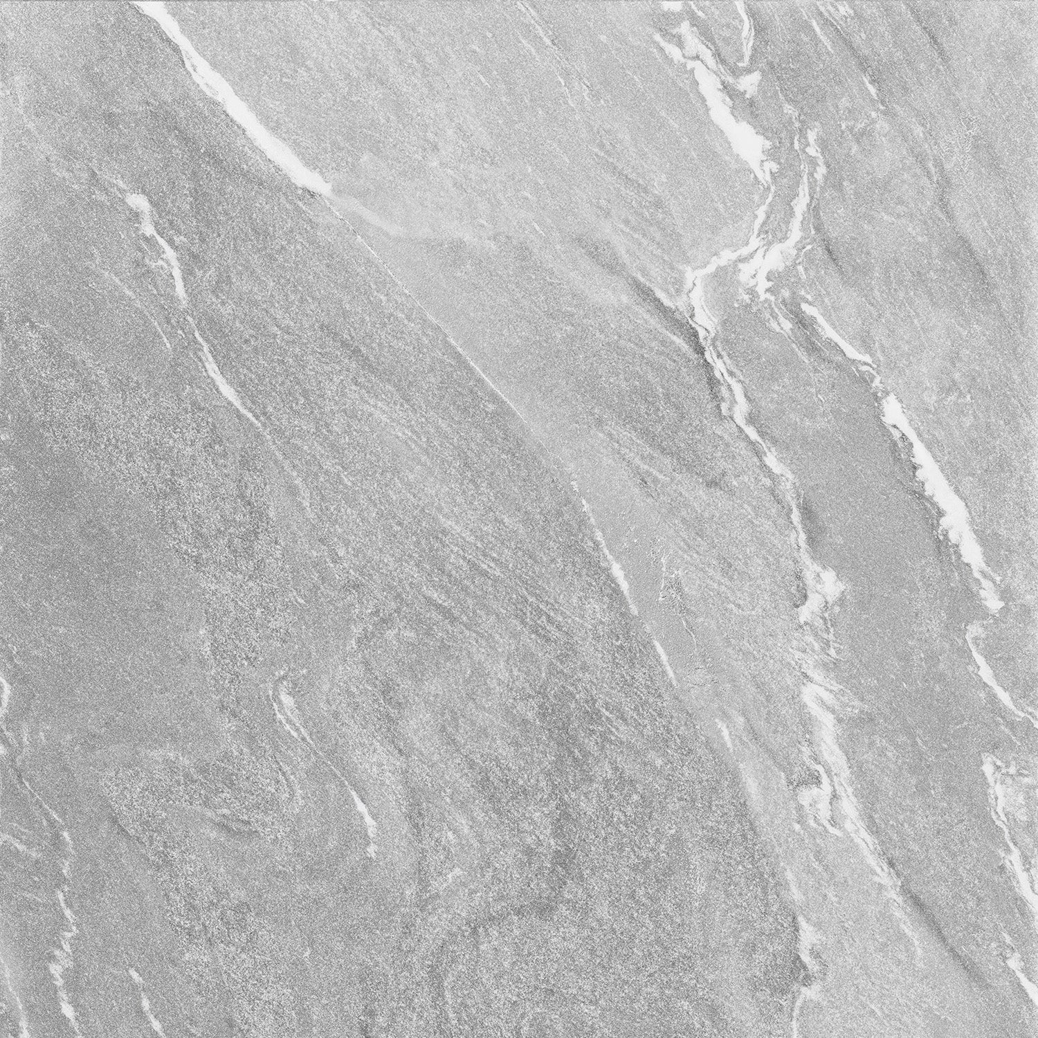 Yorkshire Grey Gloss Porcelain Wall Floor Kitchen Bathroom Tiles 60x60cm