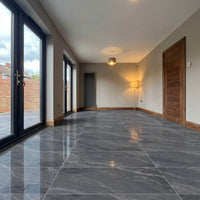 Yorkshire Nero Gloss Porcelain 60x120cm Wall and Floor Tiles